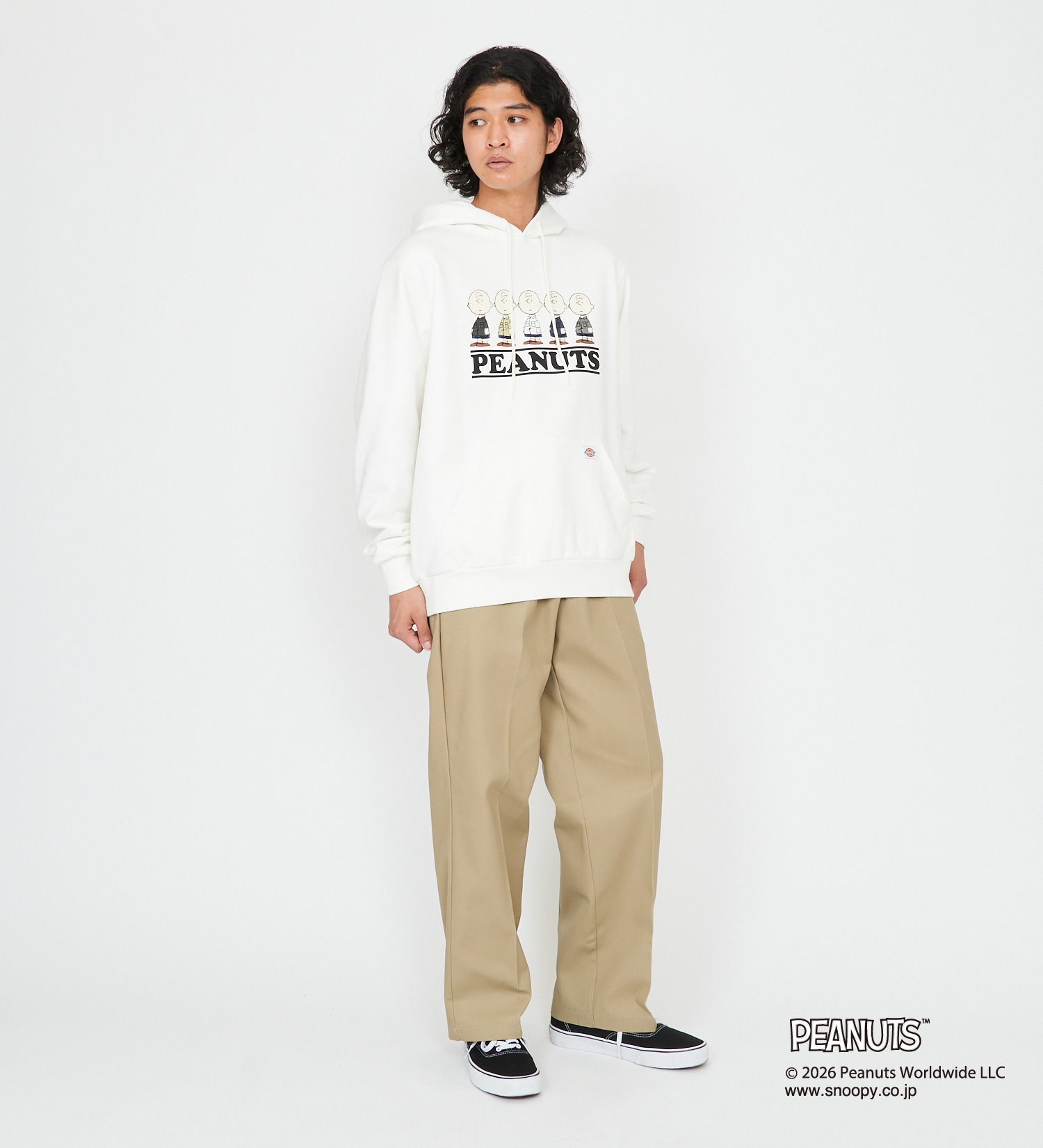 Dickies(ディッキーズ)のピーナッツ フーディ チャーリー ブラウン|トップス/パーカー/メンズ|ホワイト