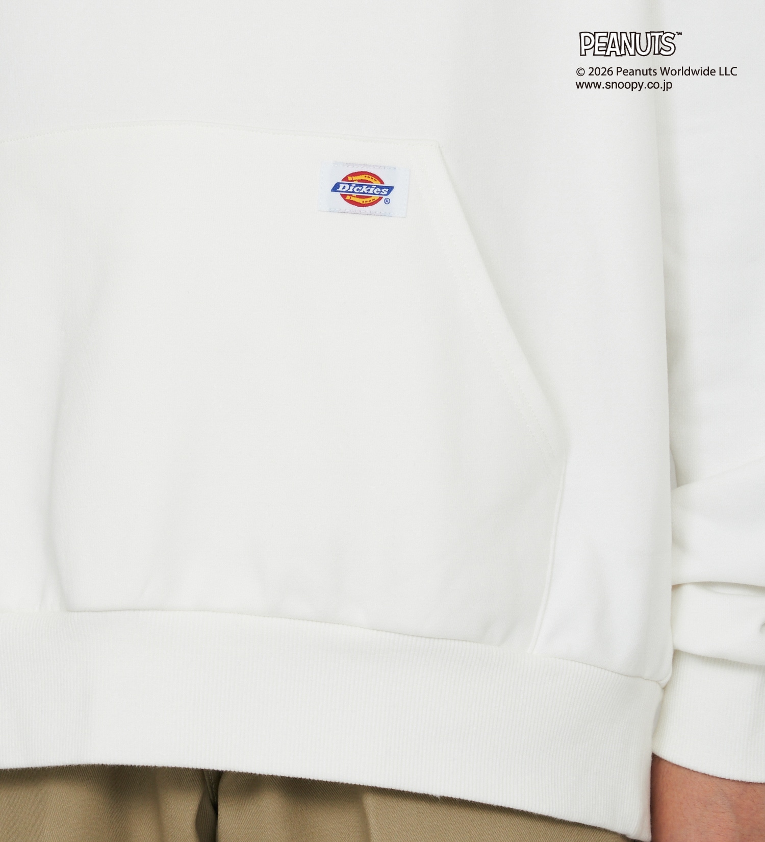 Dickies(ディッキーズ)のピーナッツ フーディ チャーリー ブラウン|トップス/パーカー/メンズ|ホワイト