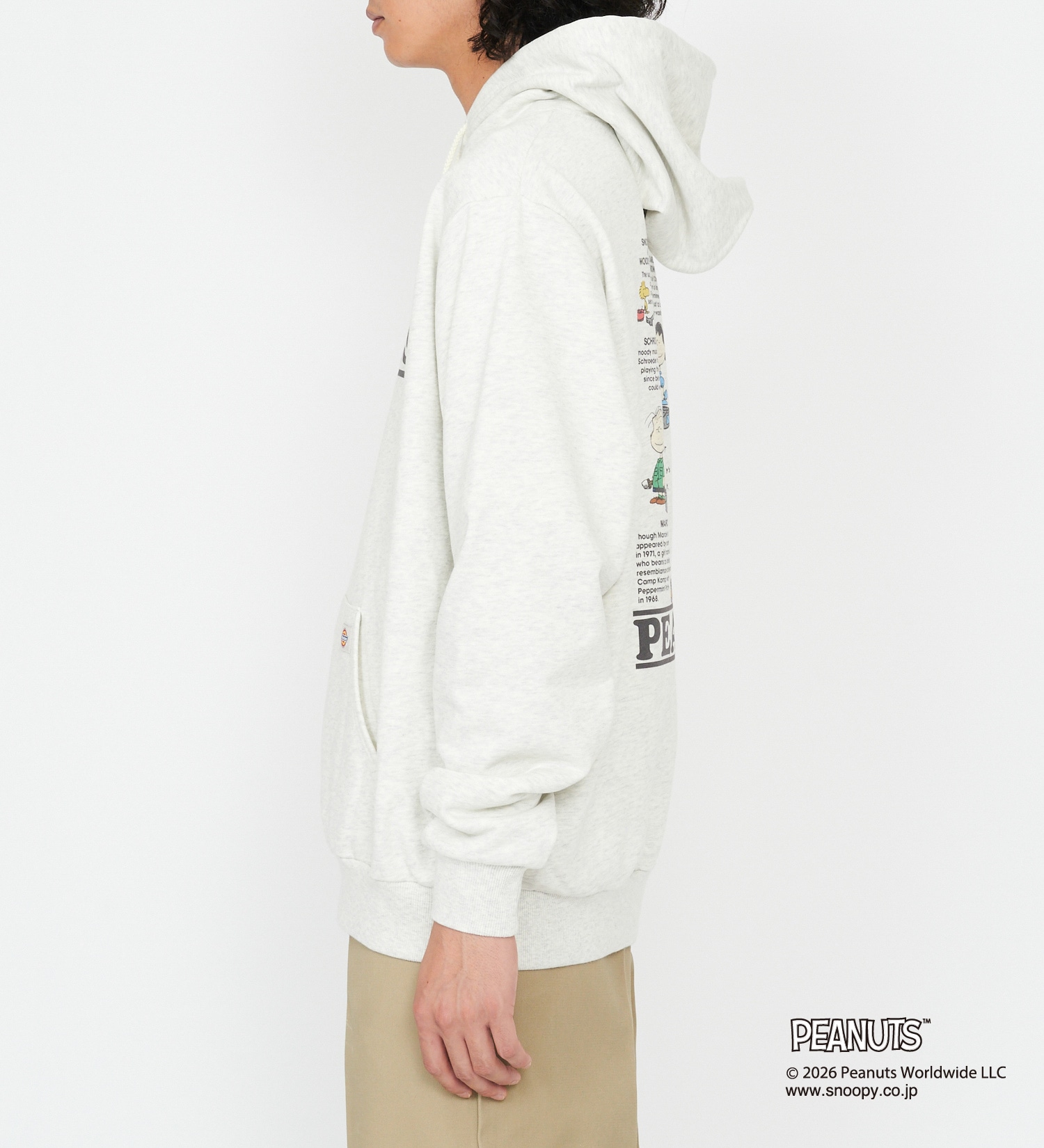 Dickies(ディッキーズ)のピーナッツ フーディ オールキャラクター|トップス/パーカー/メンズ|ヘザ-グレー