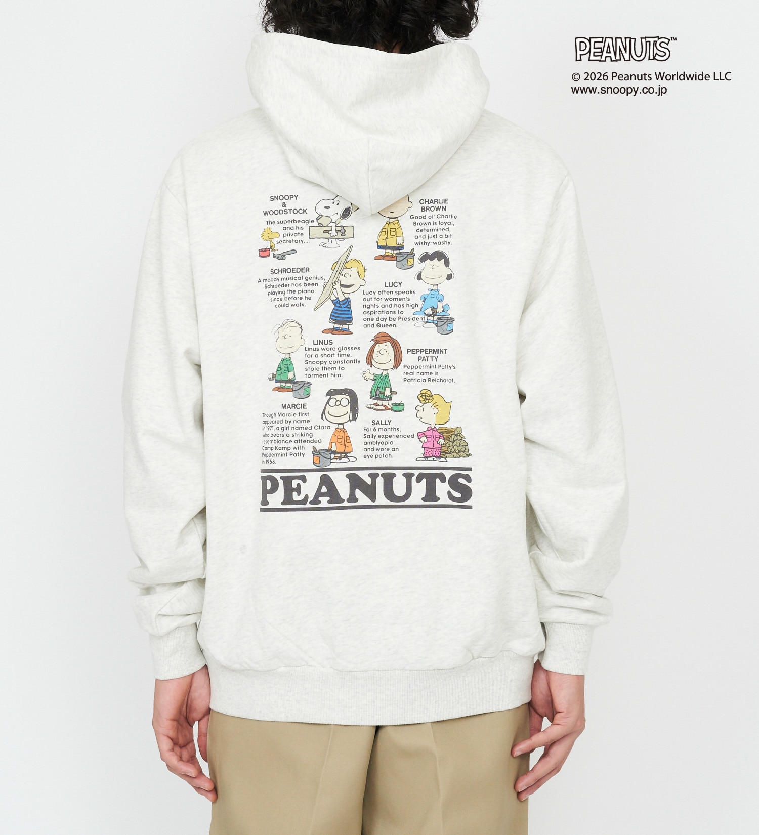 Dickies(ディッキーズ)のピーナッツ フーディ オールキャラクター|トップス/パーカー/メンズ|ヘザ-グレー