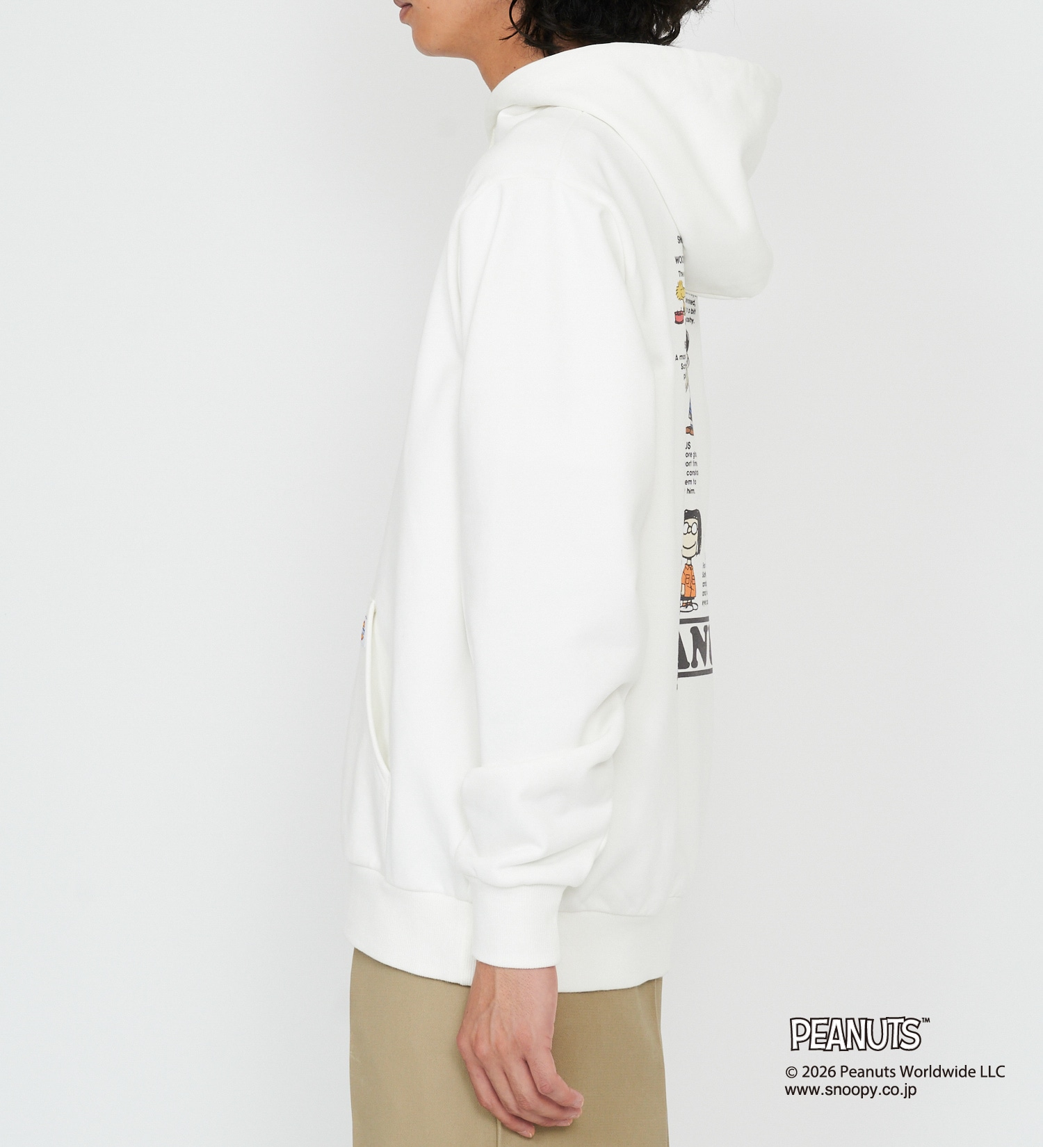 Dickies(ディッキーズ)のピーナッツ フーディ オールキャラクター|トップス/パーカー/メンズ|ホワイト