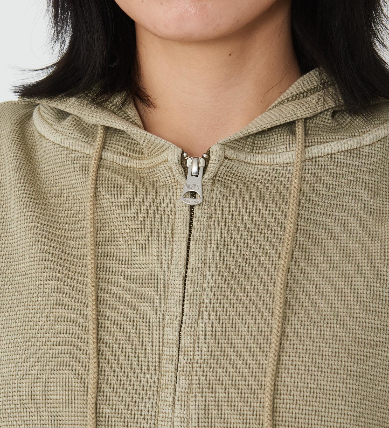 Dickies(ディッキーズ)のレディース サーマルショートフーディー|トップス/パーカー/レディース|ベージュ