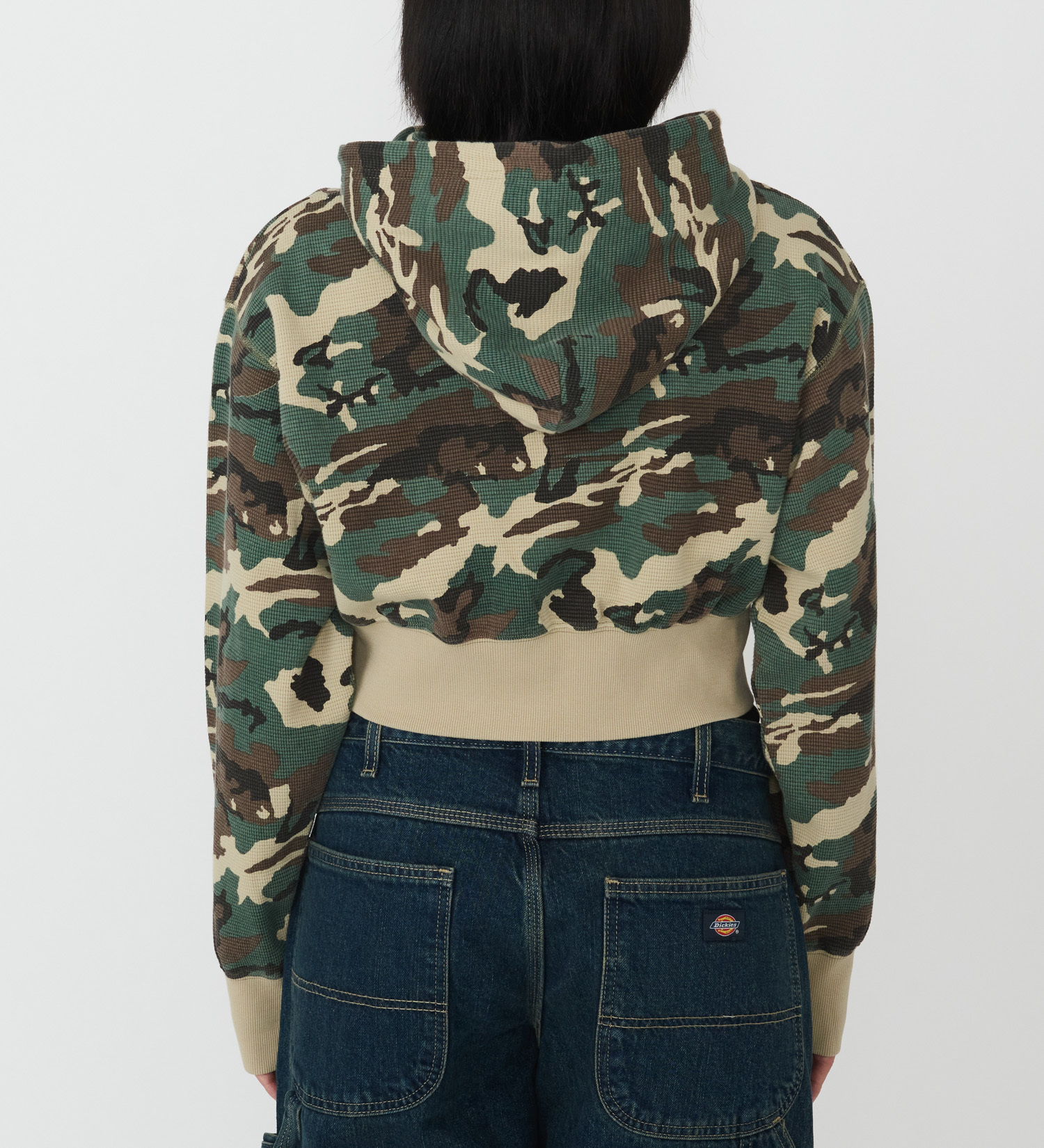 Dickies(ディッキーズ)のレディース サーマルショートフーディー|トップス/パーカー/レディース|カモフラージュ