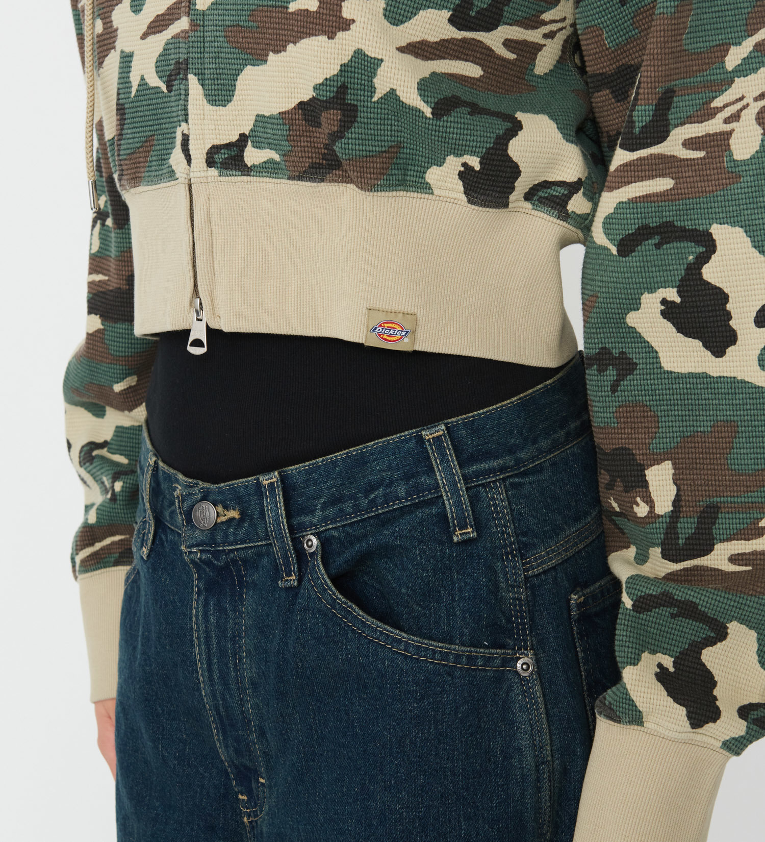 Dickies(ディッキーズ)のレディース サーマルショートフーディー|トップス/パーカー/レディース|カモフラージュ