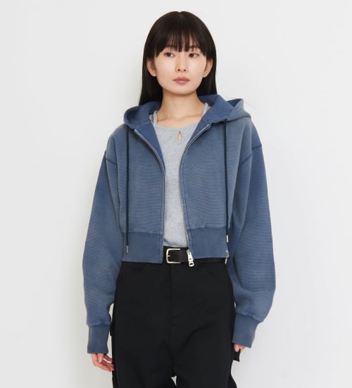 Dickies(ディッキーズ)のレディース サーマルショートフーディー|トップス/パーカー/レディース|ライトブルー