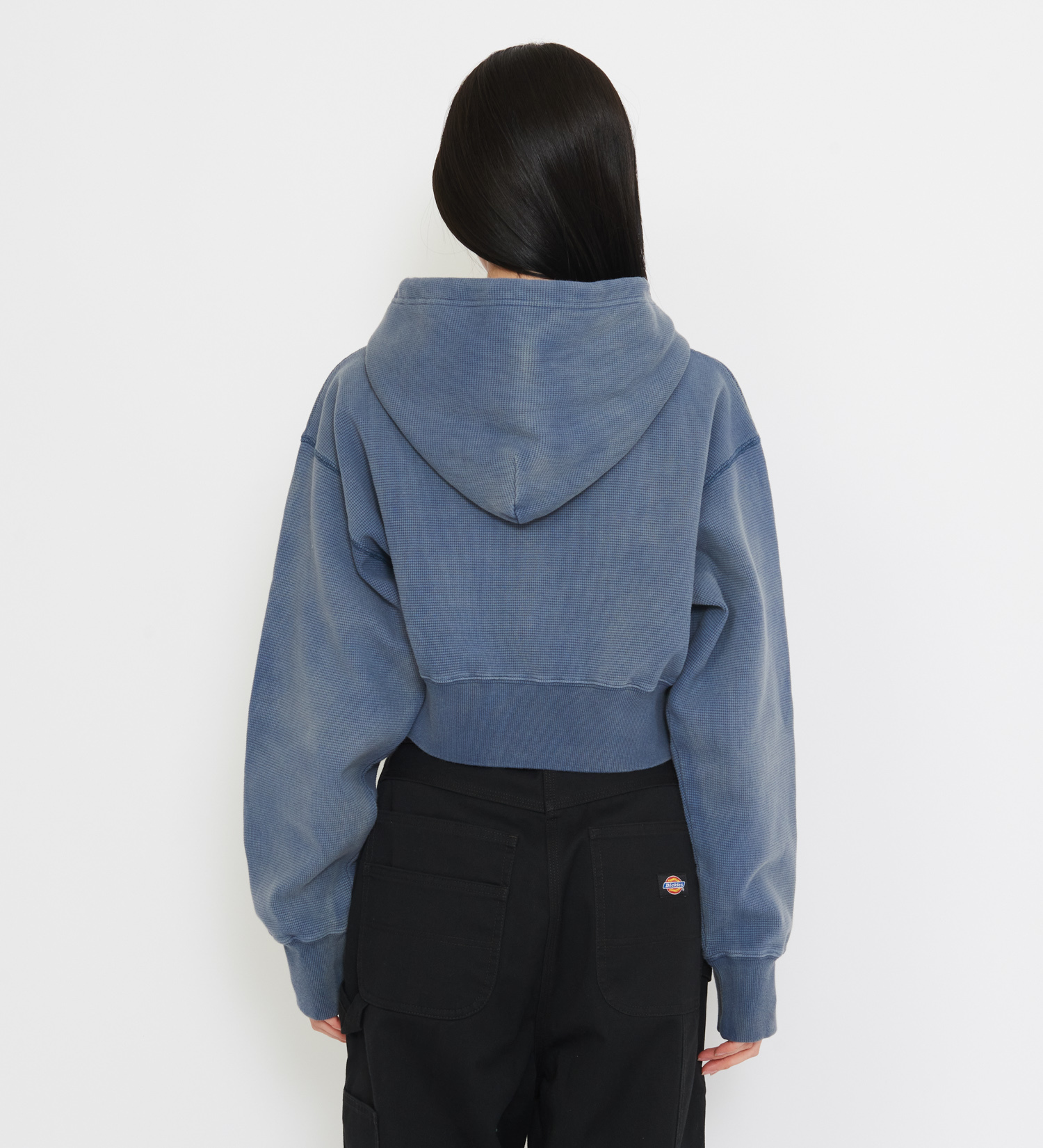 Dickies(ディッキーズ)のレディース サーマルショートフーディー|トップス/パーカー/レディース|ライトブルー