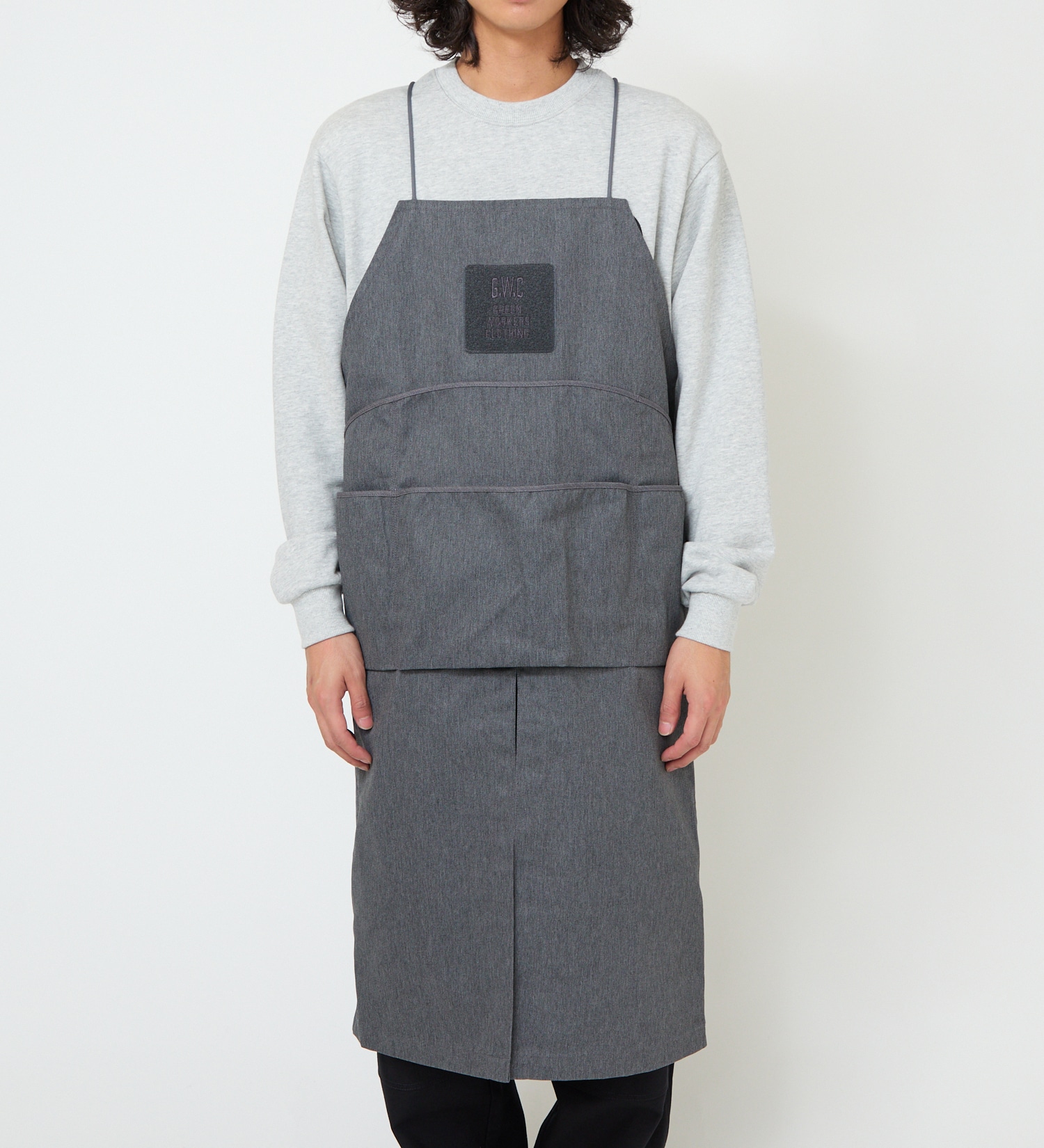Dickies(ディッキーズ)の【試着対象】G.W.C ワークエプロン|ファッション雑貨/エプロン/メンズ|ヘザ-グレー