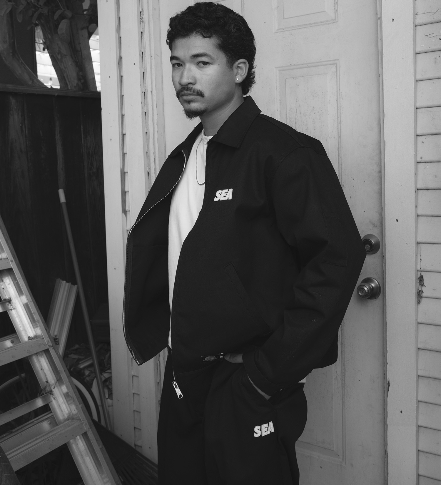 Dickies(ディッキーズ)の【Dickies x WIND AND SEA】UNLINED EISENHOWER JACKET|ジャケット/アウター/その他アウター/メンズ|ブラック