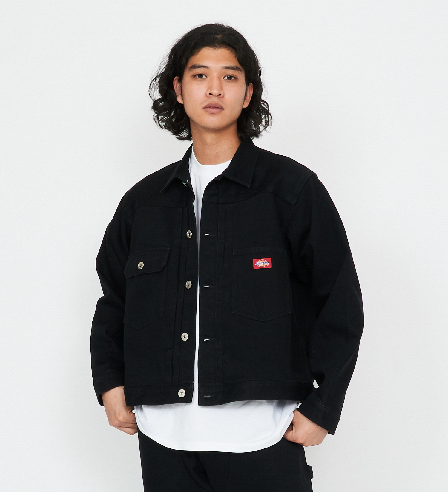 Dickies(ディッキーズ)の2ndタイプワークデニムジャケット|ジャケット/アウター/デニムジャケット/メンズ|ブラックデニム