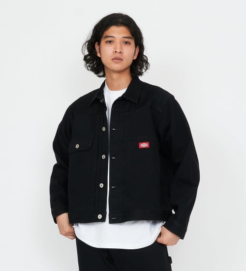 Dickies(ディッキーズ)の2ndタイプワークデニムジャケット|ジャケット/アウター/デニムジャケット/メンズ|ブラックデニム