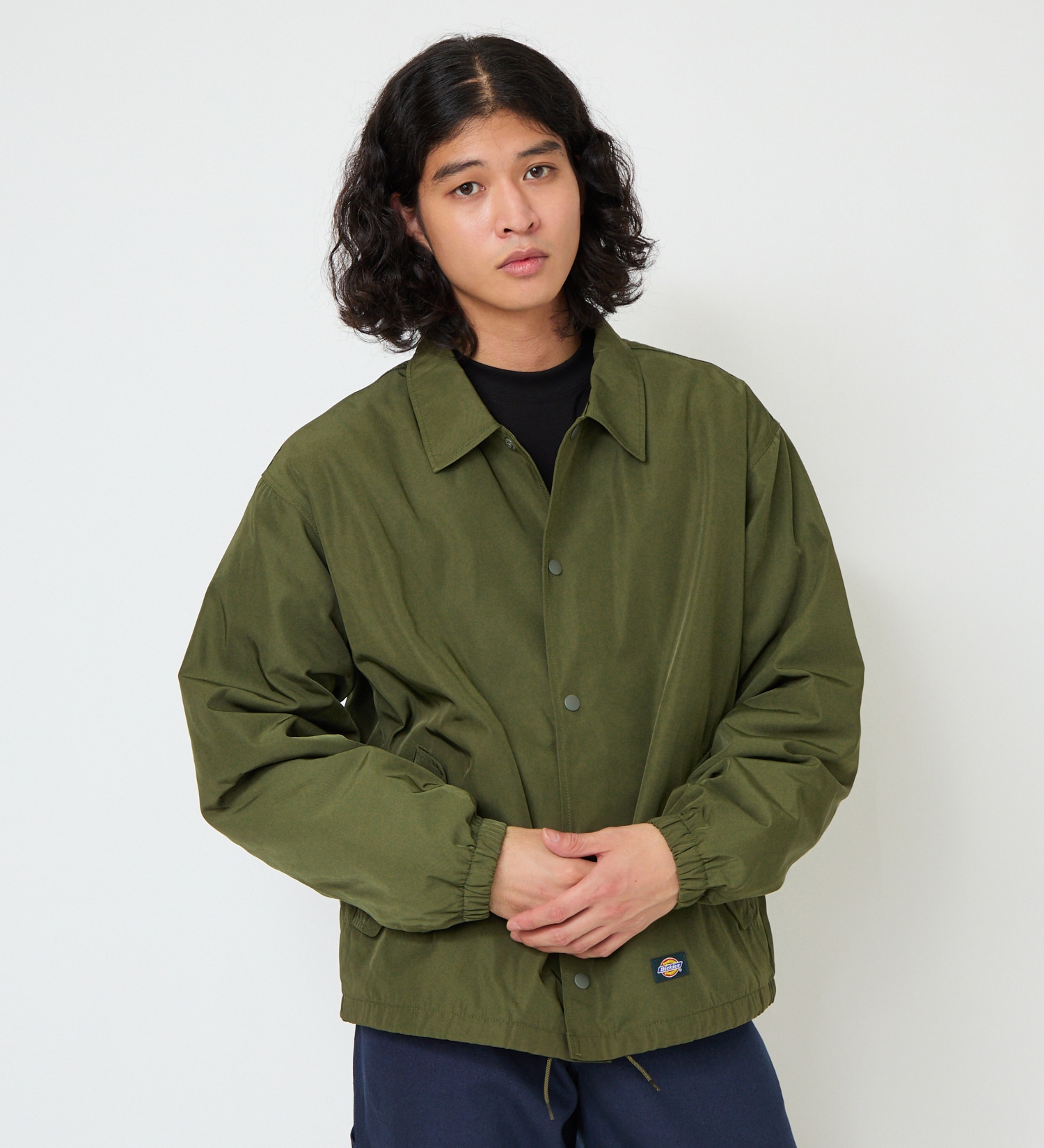 Dickies(ディッキーズ)の【試着対象】ナイロン コーチジャケット|ジャケット/アウター/ミリタリージャケット/メンズ|オリーブ