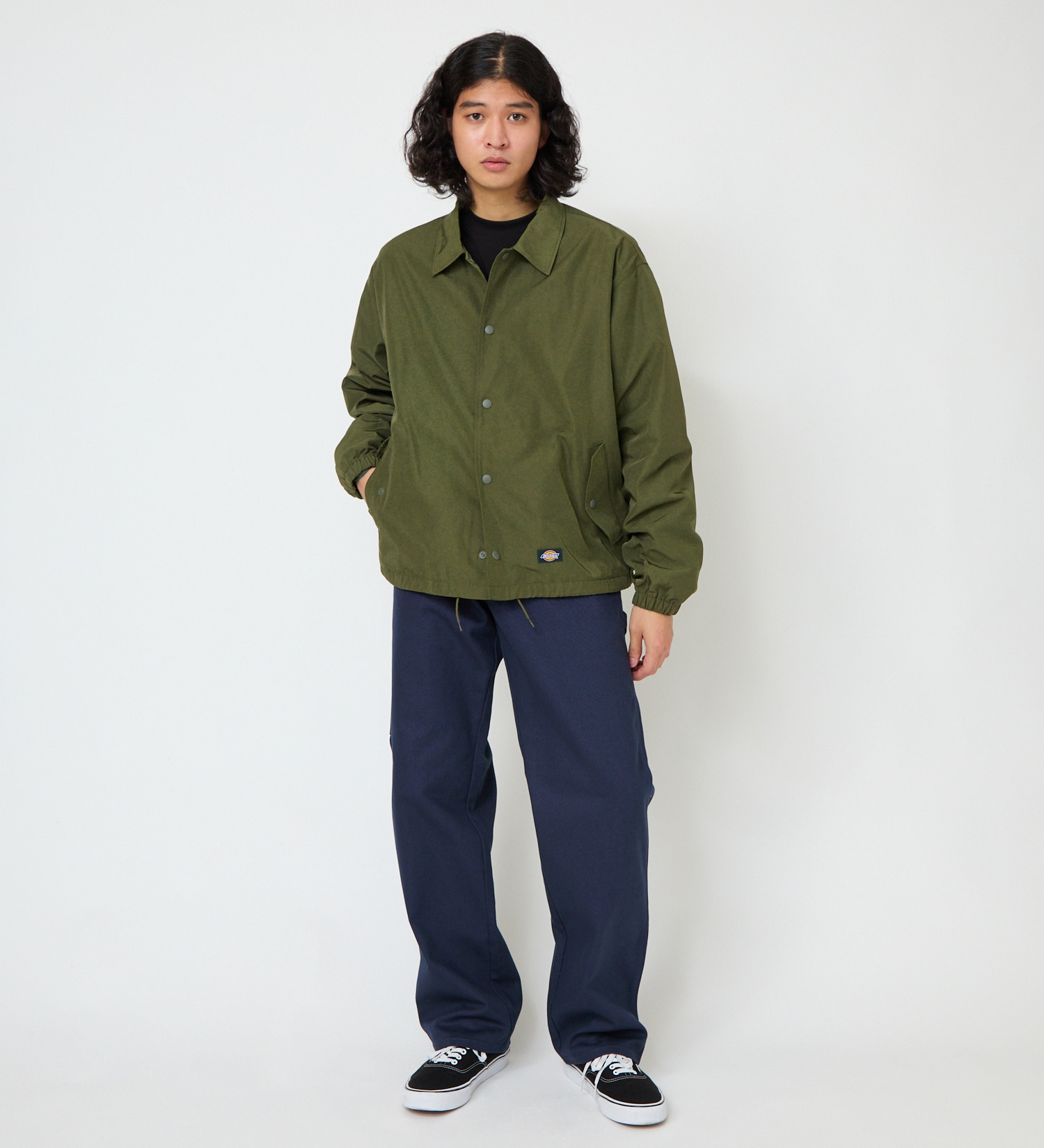 Dickies(ディッキーズ)の【試着対象】ナイロン コーチジャケット|ジャケット/アウター/ミリタリージャケット/メンズ|オリーブ