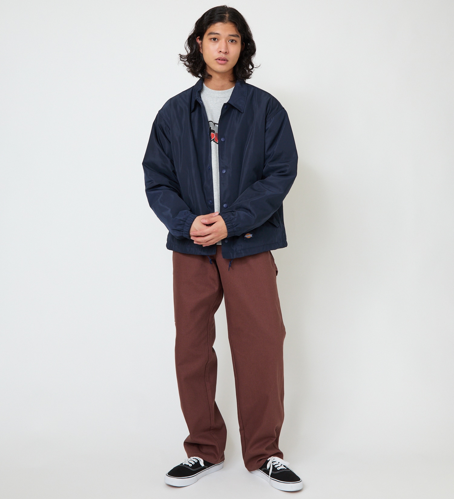 Dickies(ディッキーズ)の【試着対象】ナイロン コーチジャケット|ジャケット/アウター/ミリタリージャケット/メンズ|ネイビー