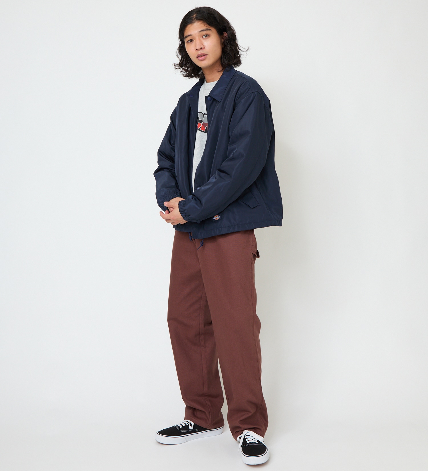 Dickies(ディッキーズ)の【試着対象】ナイロン コーチジャケット|ジャケット/アウター/ミリタリージャケット/メンズ|ネイビー