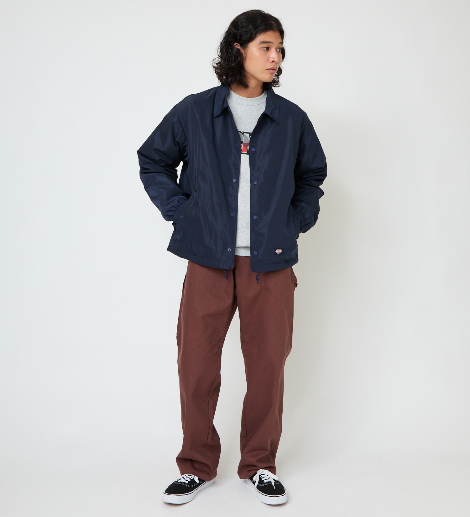 Dickies(ディッキーズ)の【試着対象】ナイロン コーチジャケット|ジャケット/アウター/ミリタリージャケット/メンズ|ネイビー