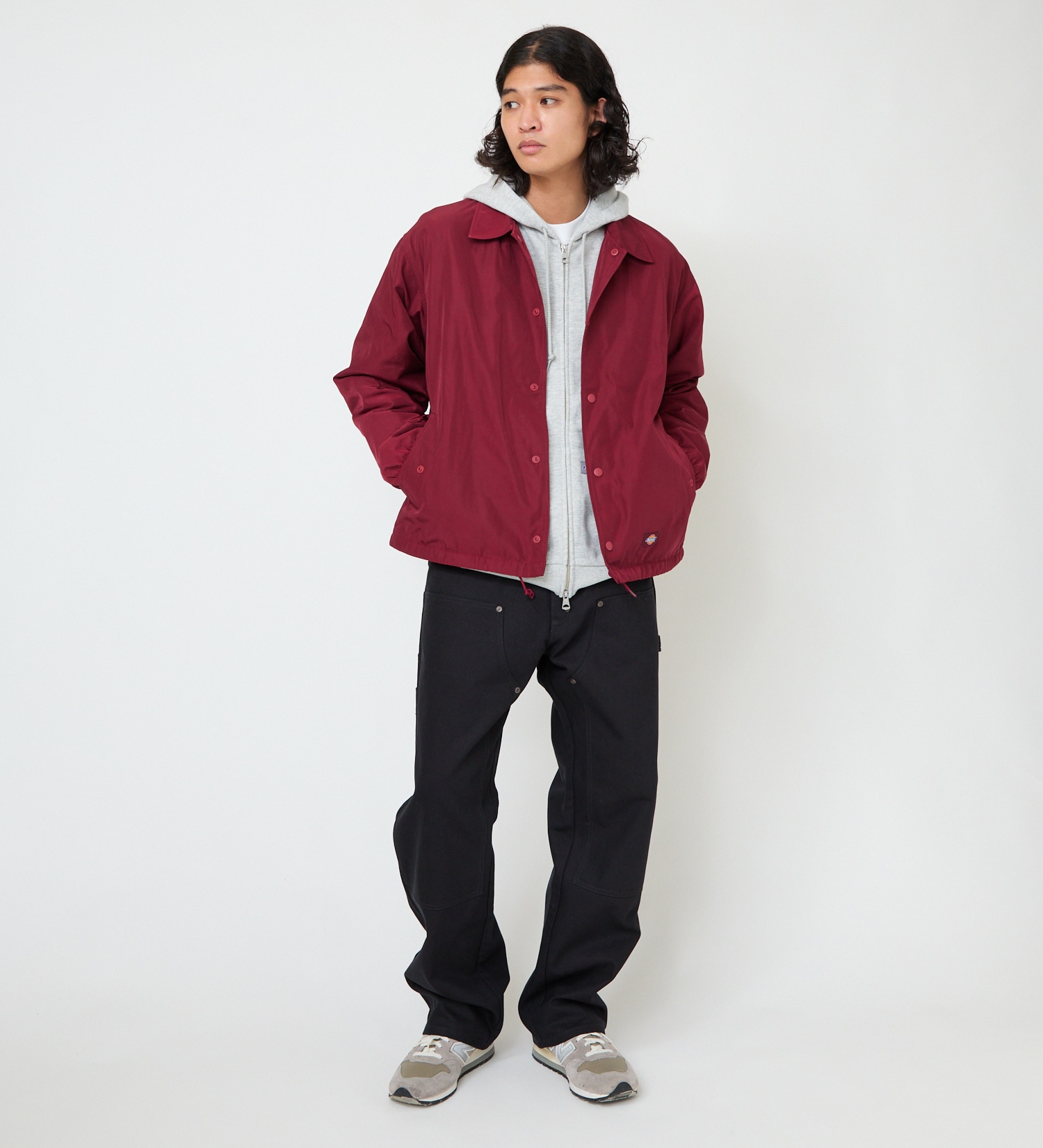 Dickies(ディッキーズ)の【試着対象】ナイロン コーチジャケット|ジャケット/アウター/ミリタリージャケット/メンズ|バーガンディー