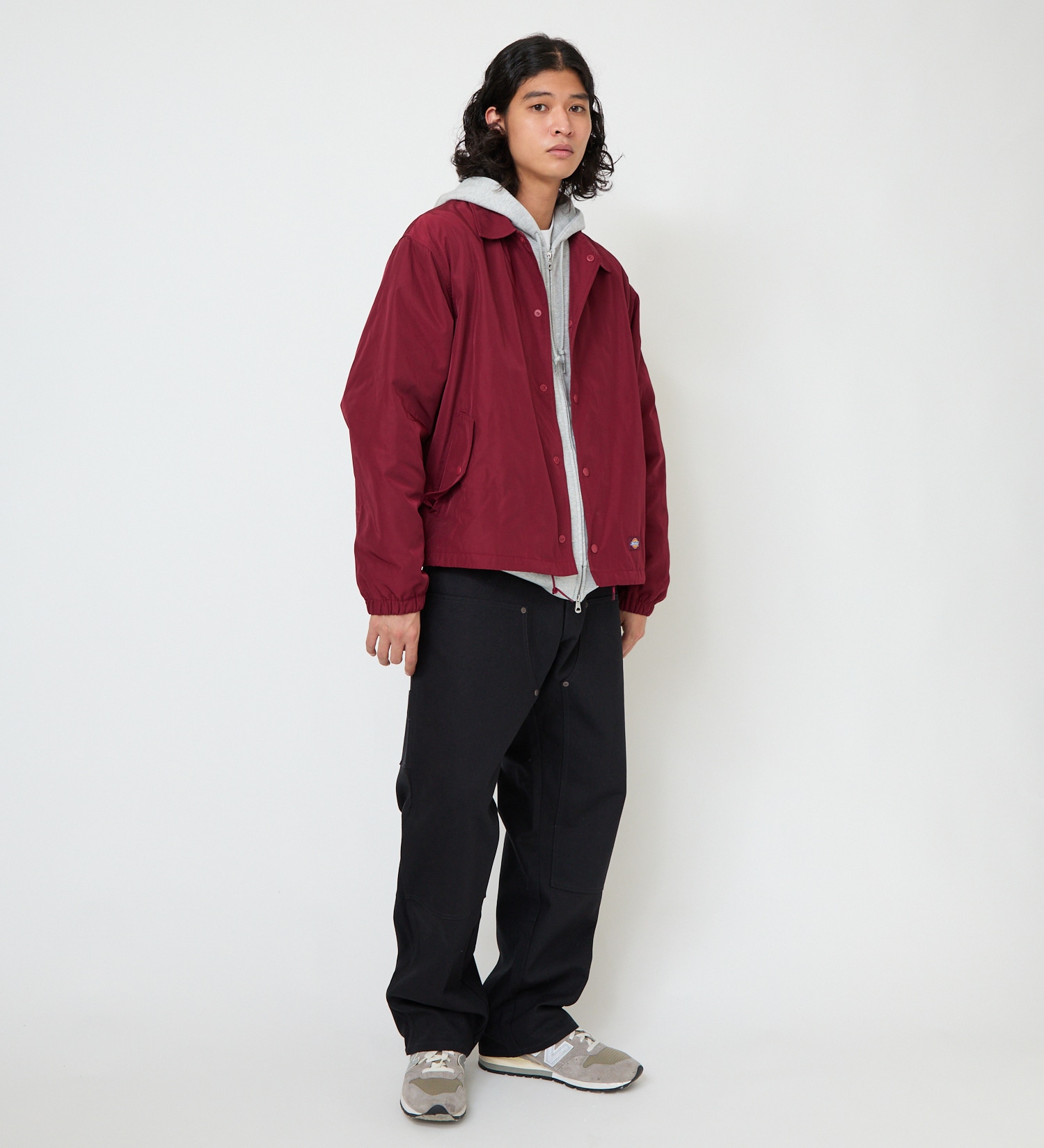 Dickies(ディッキーズ)の【試着対象】ナイロン コーチジャケット|ジャケット/アウター/ミリタリージャケット/メンズ|バーガンディー
