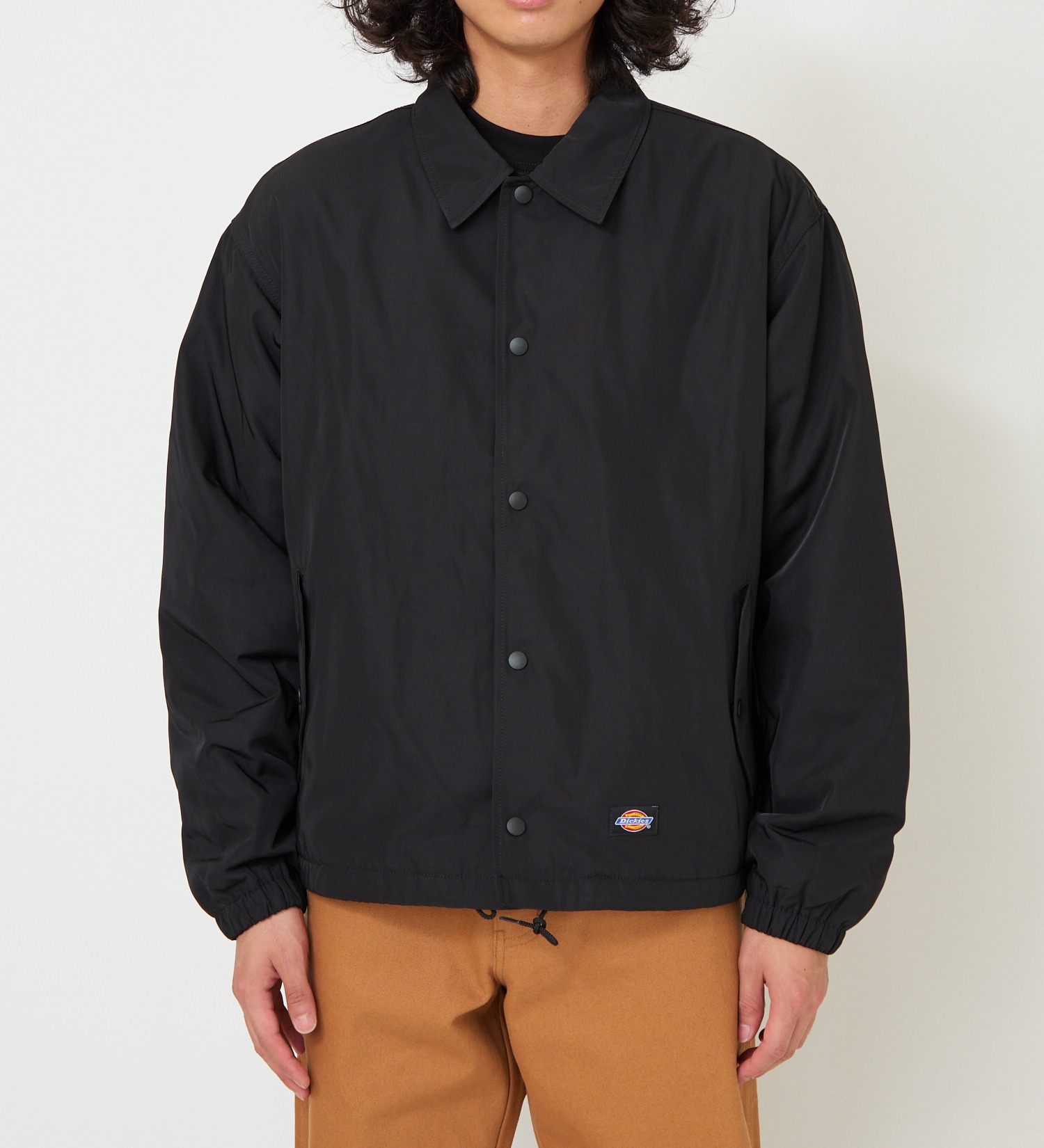 Dickies(ディッキーズ)の【試着対象】ナイロン コーチジャケット|ジャケット/アウター/ミリタリージャケット/メンズ|ブラック