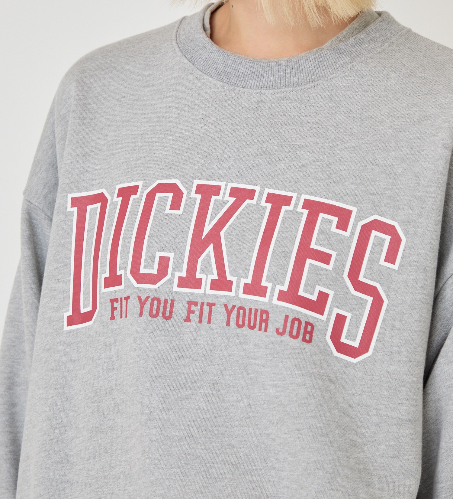 Dickies(ディッキーズ)のカレッジロゴスウェット|トップス/スウェット/レディース|ヘザ－グレー