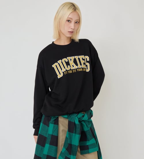 Dickies(ディッキーズ)のカレッジロゴスウェット|トップス/スウェット/レディース|ブラック