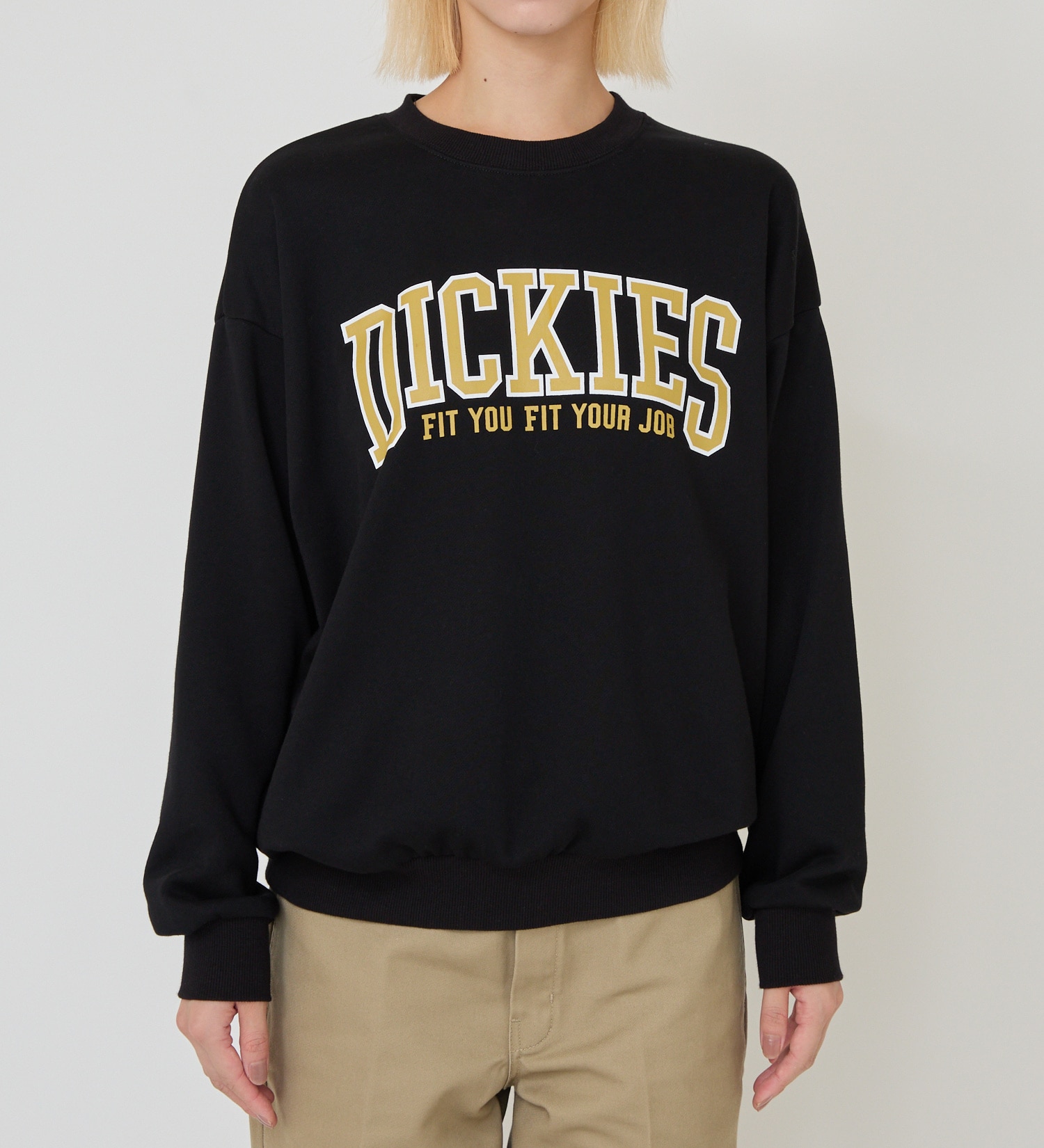 Dickies(ディッキーズ)のカレッジロゴスウェット|トップス/スウェット/レディース|ブラック