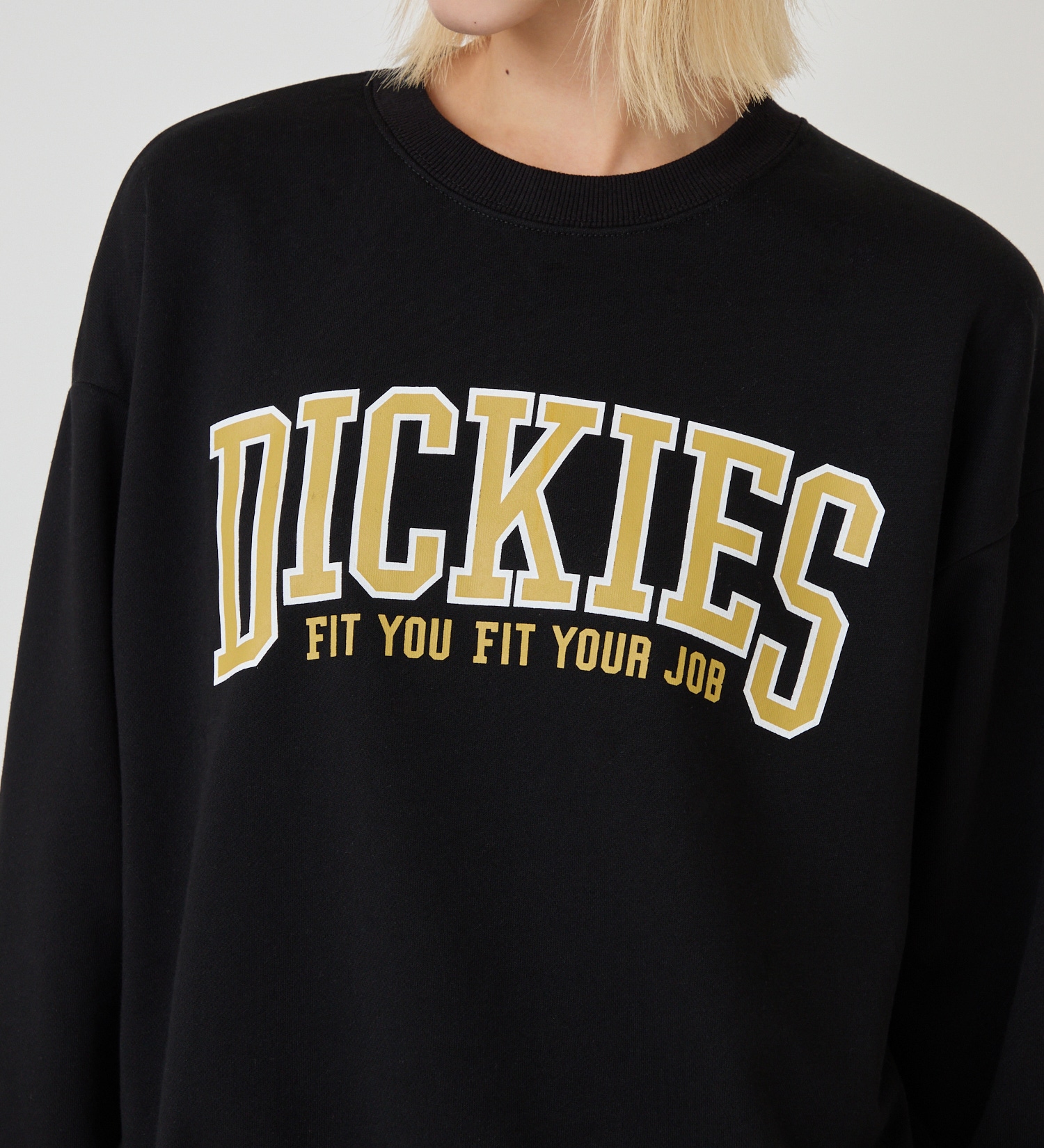 Dickies(ディッキーズ)のカレッジロゴスウェット|トップス/スウェット/レディース|ブラック