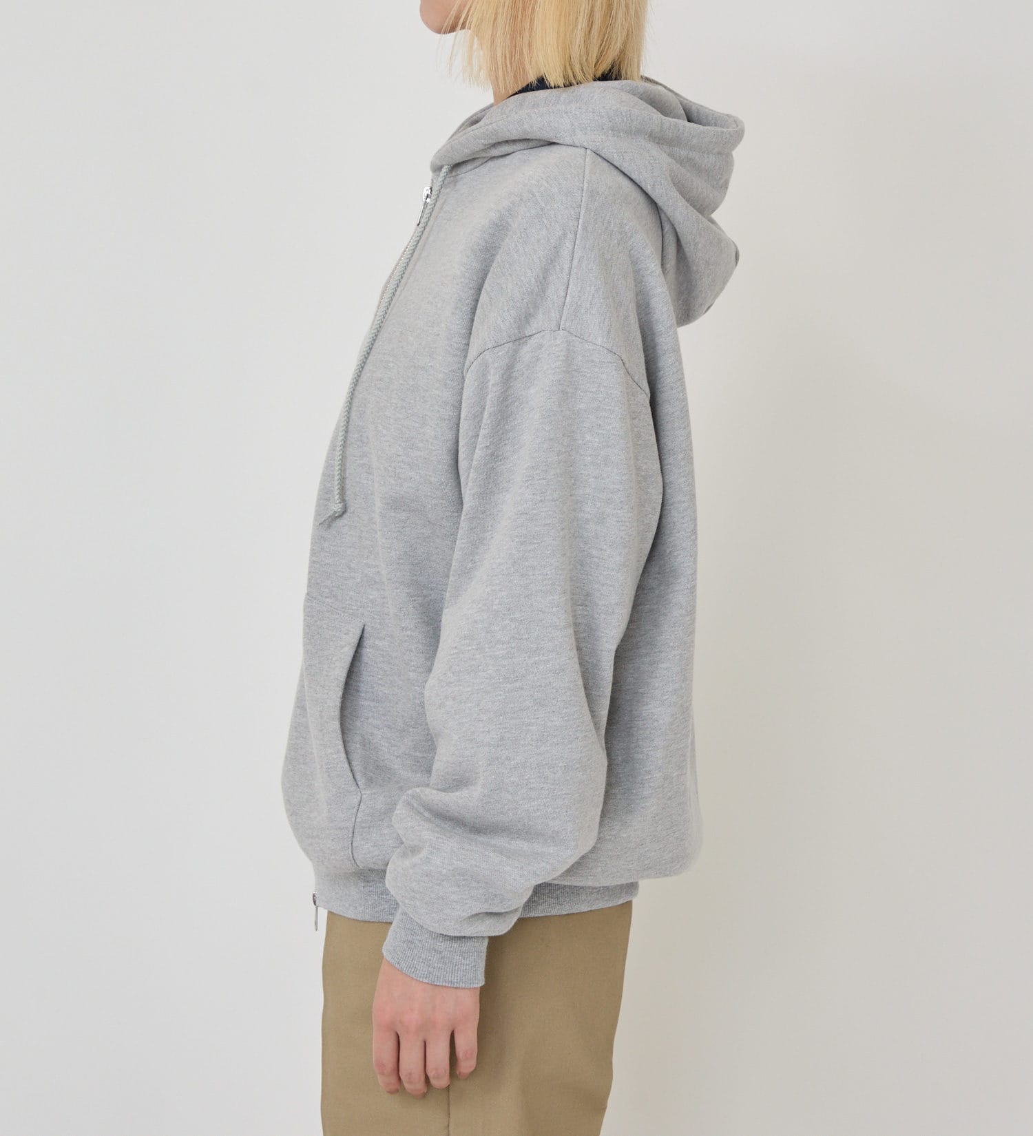 Dickies(ディッキーズ)のプレーンジップフーディー|トップス/パーカー/レディース|ヘザ－グレー