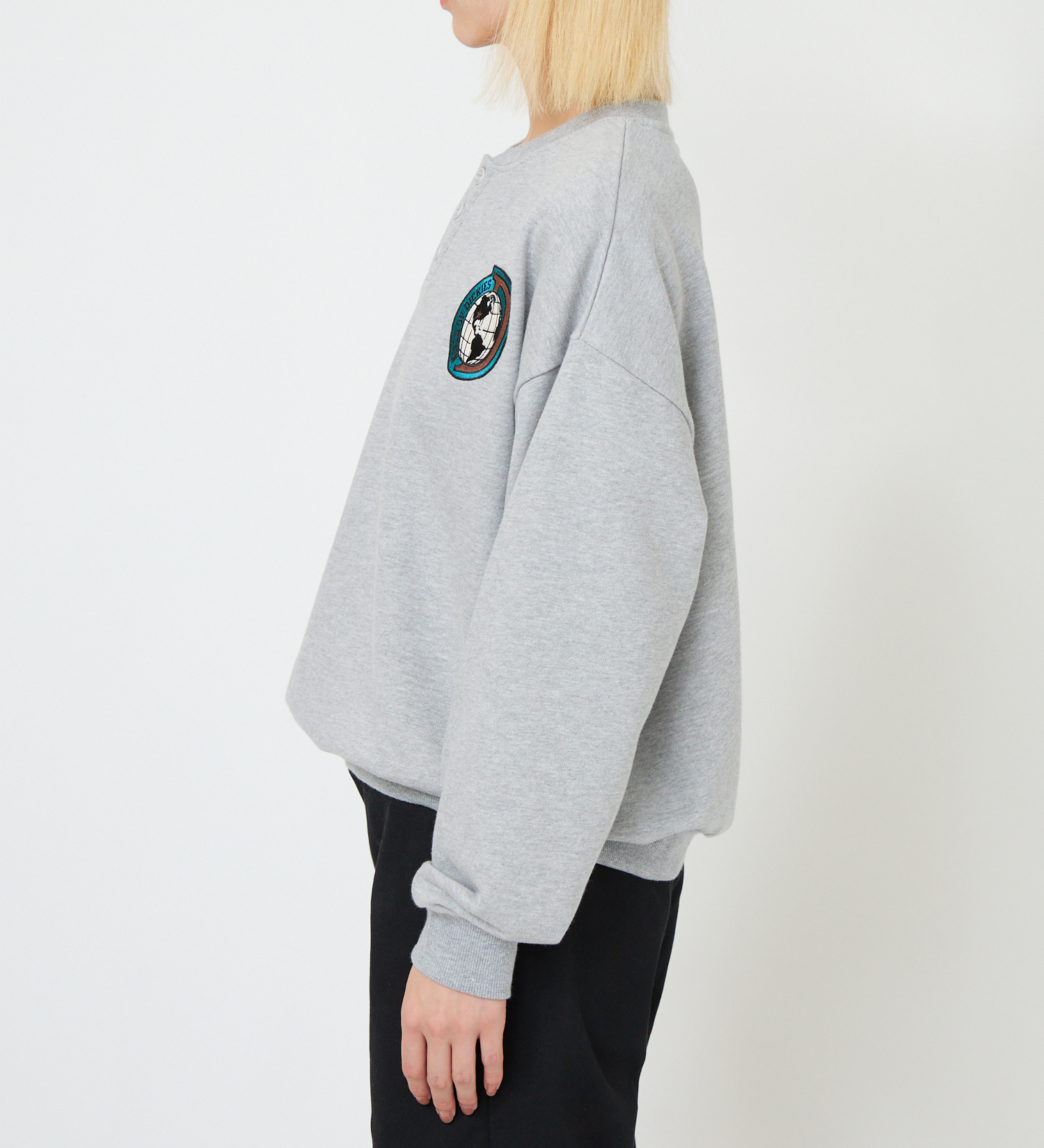 Dickies(ディッキーズ)のヘンリーネックスウェット|トップス/スウェット/レディース|ヘザ-グレー