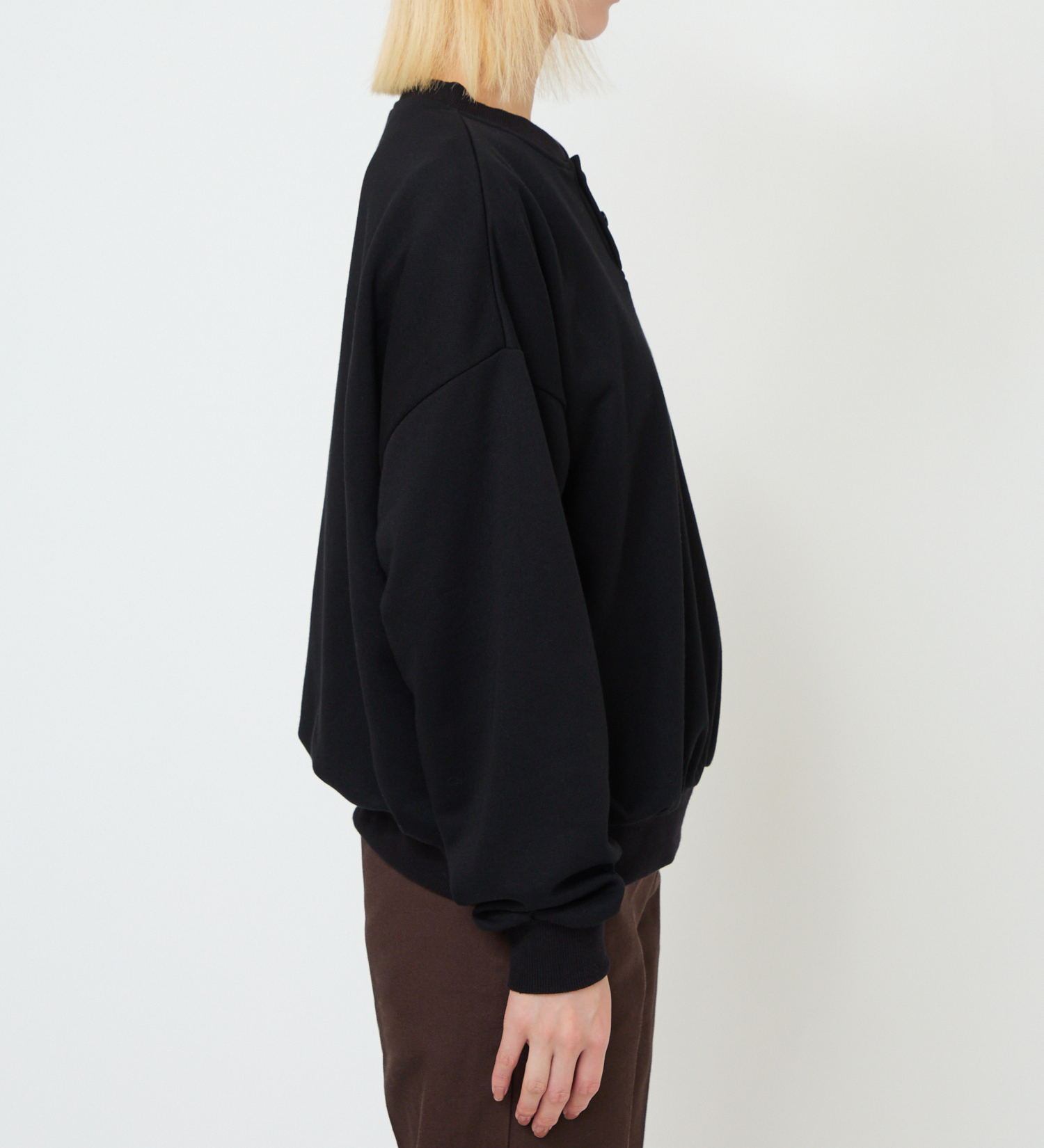 Dickies(ディッキーズ)のヘンリーネックスウェット|トップス/スウェット/レディース|ブラック