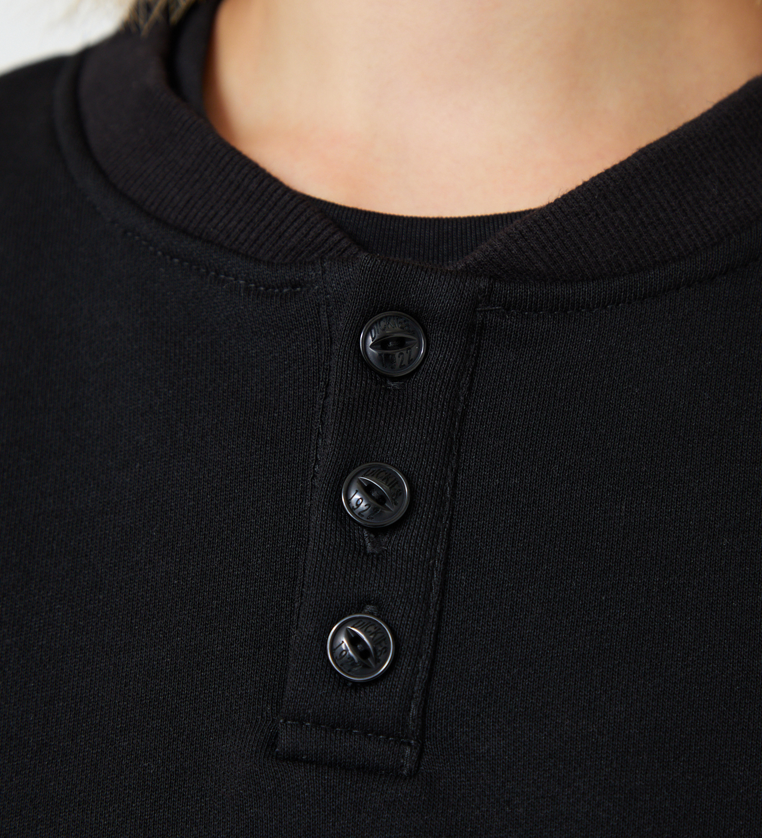 Dickies(ディッキーズ)のヘンリーネックスウェット|トップス/スウェット/レディース|ブラック