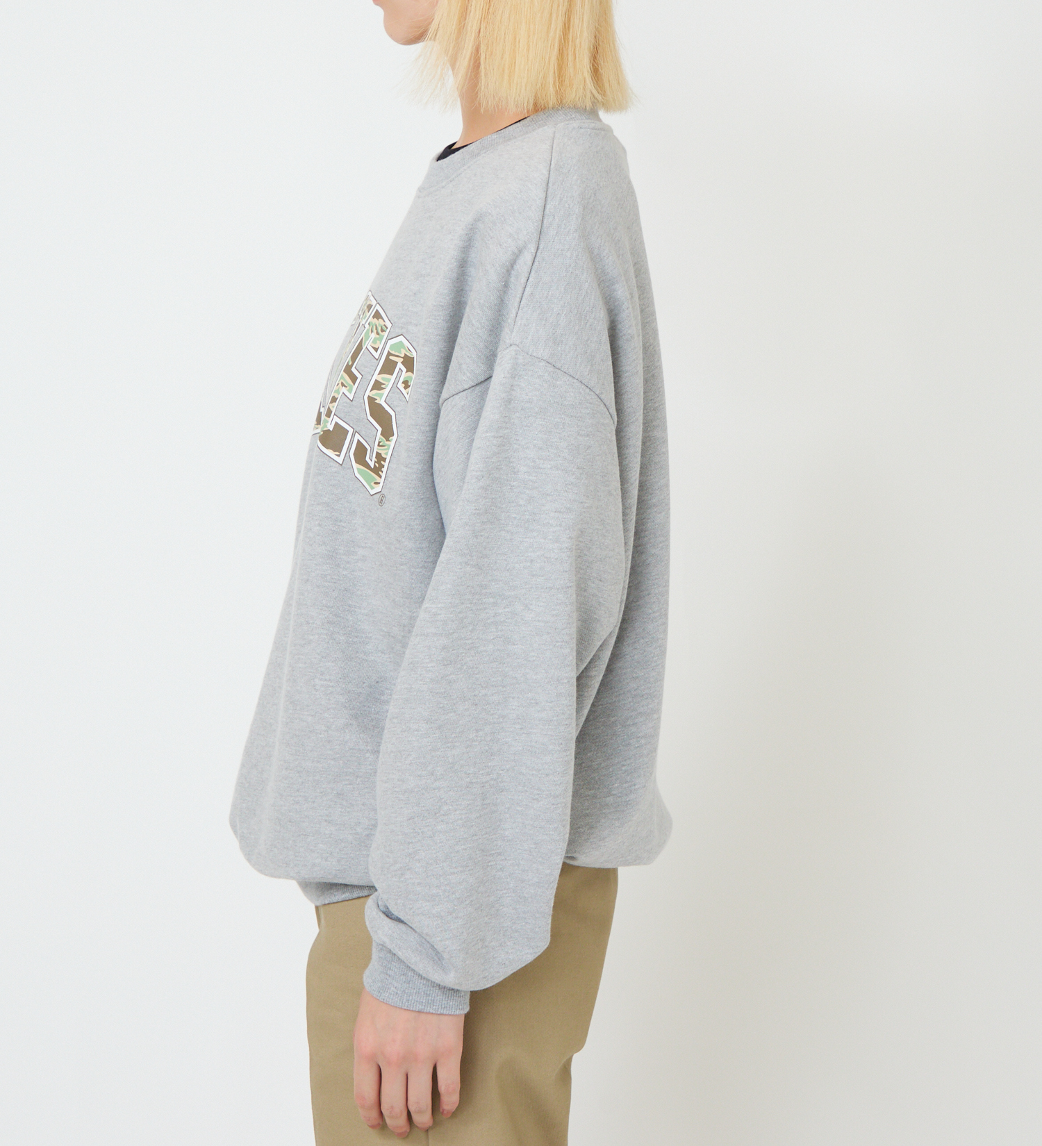 Dickies(ディッキーズ)のタイガーカモスウェット|トップス/スウェット/レディース|ヘザ-グレー