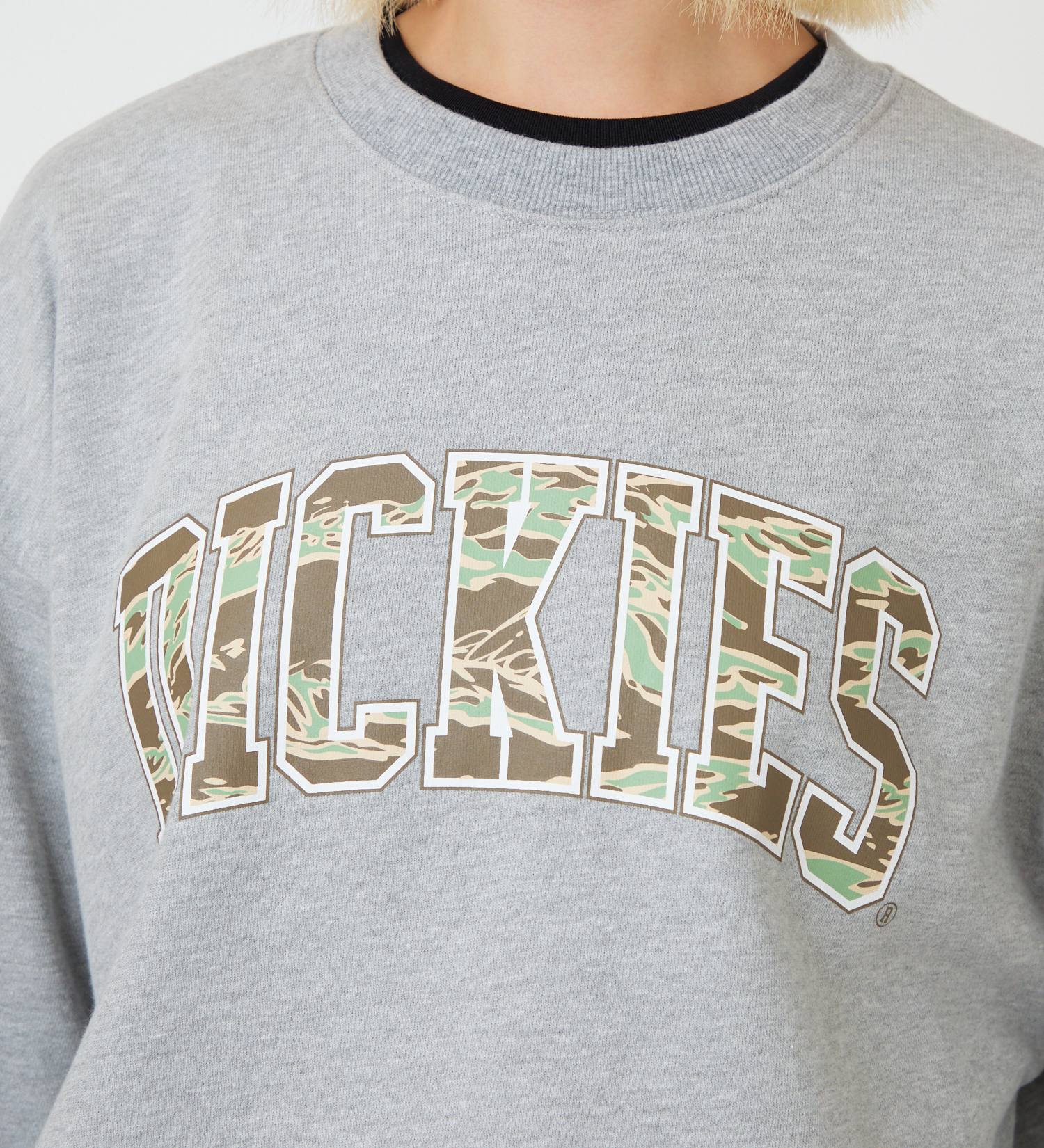 Dickies(ディッキーズ)のタイガーカモスウェット|トップス/スウェット/レディース|ヘザ-グレー