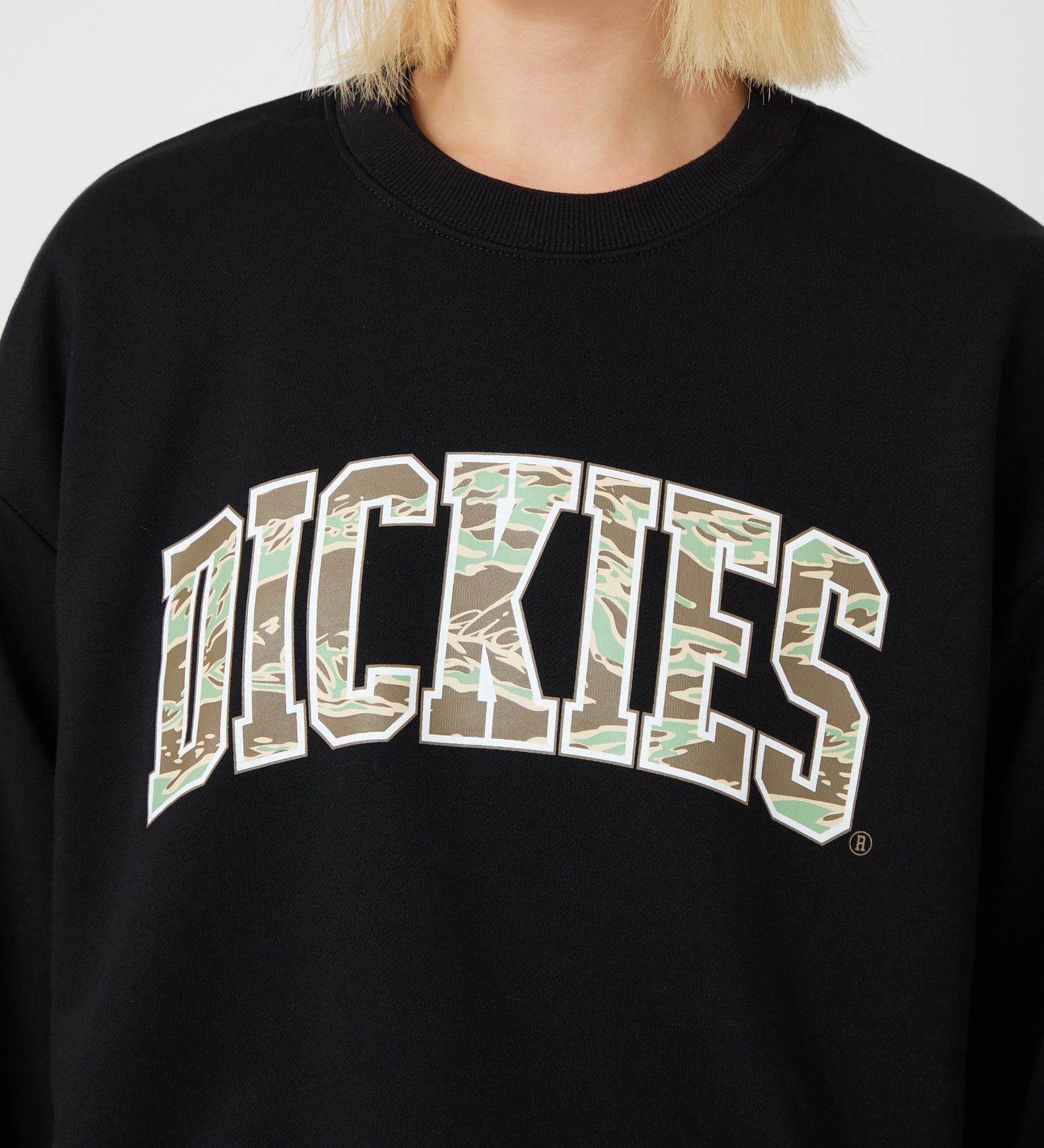 Dickies(ディッキーズ)のタイガーカモスウェット|トップス/スウェット/レディース|ブラック