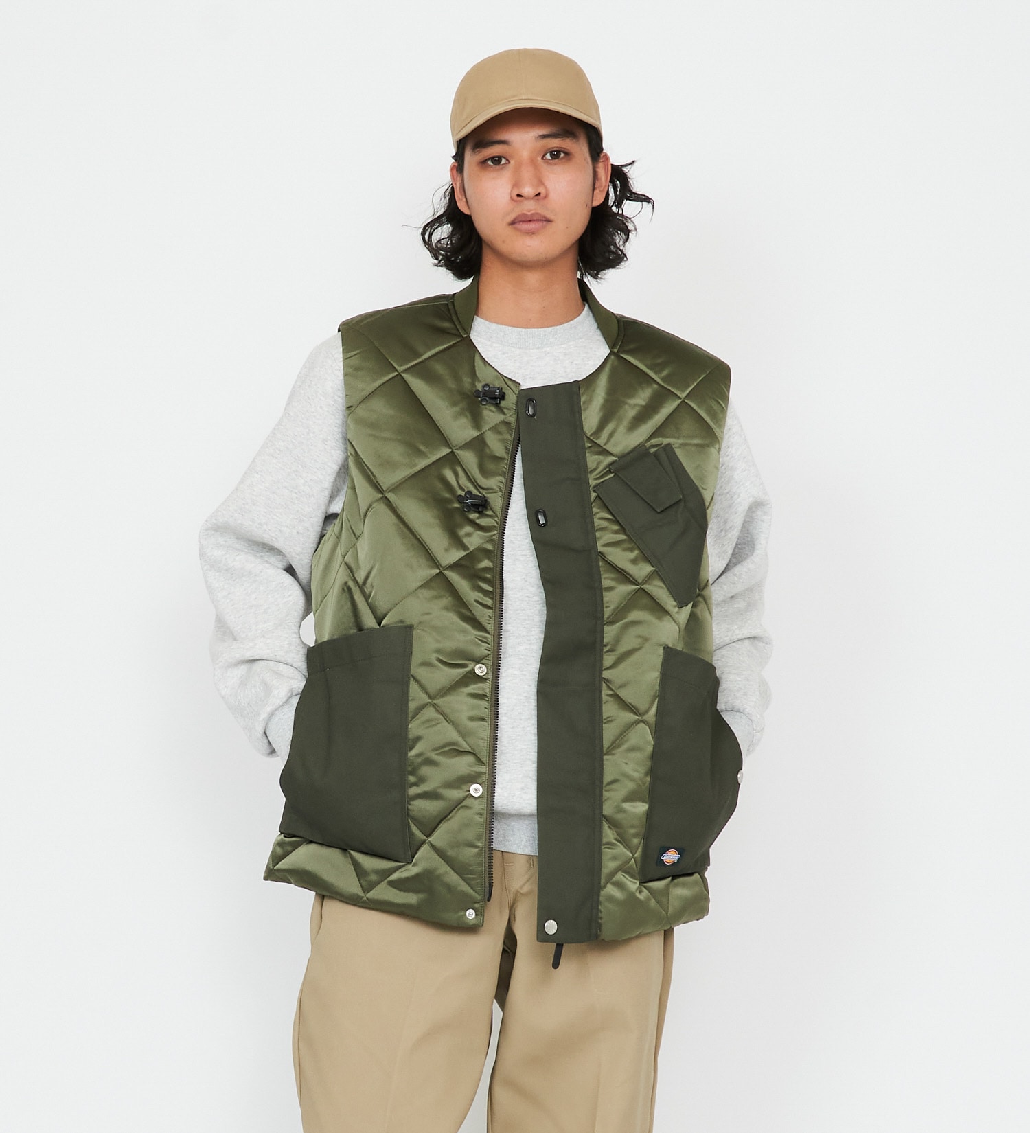 Dickies(ディッキーズ)の【試着対象】G.W.C キルティングベスト|トップス/その他トップス/メンズ|オリーブ