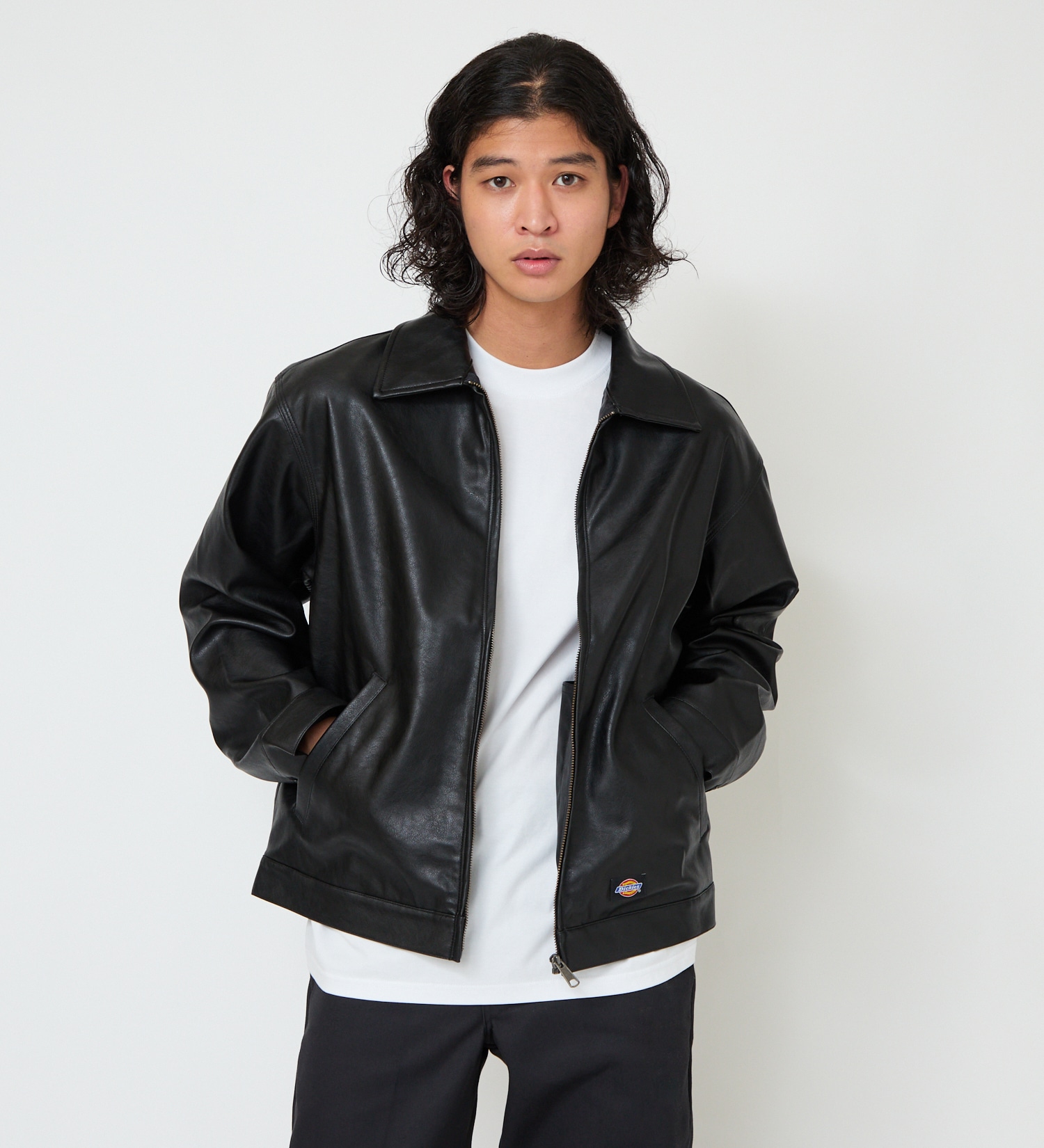 Dickies(ディッキーズ)のシンセティックレザーアイゼンハワージャケット|ジャケット/アウター/その他アウター/メンズ|ブラック