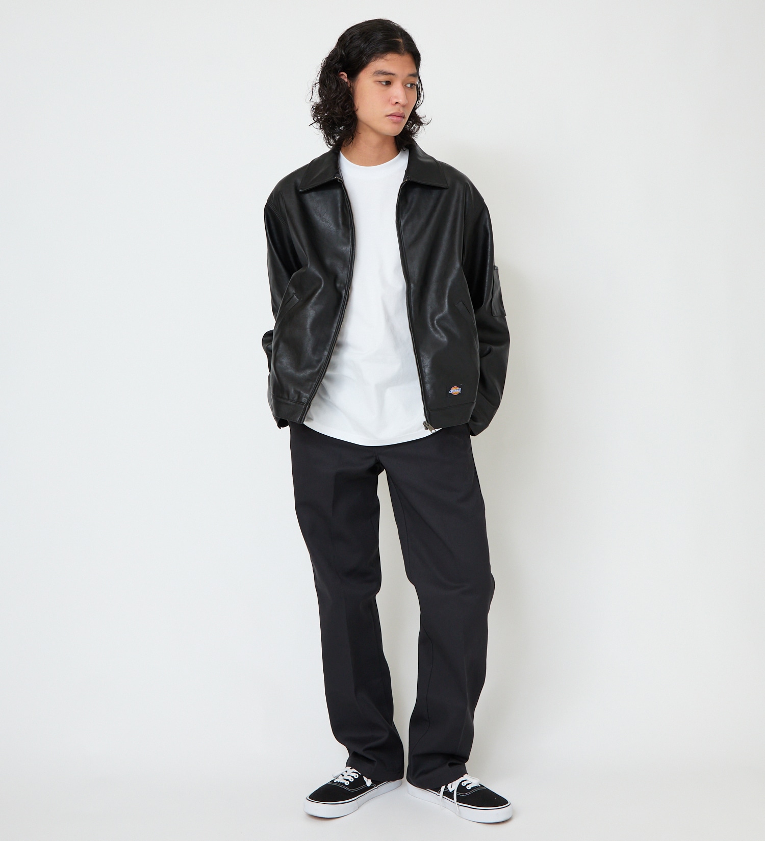 Dickies(ディッキーズ)のシンセティックレザーアイゼンハワージャケット|ジャケット/アウター/その他アウター/メンズ|ブラック