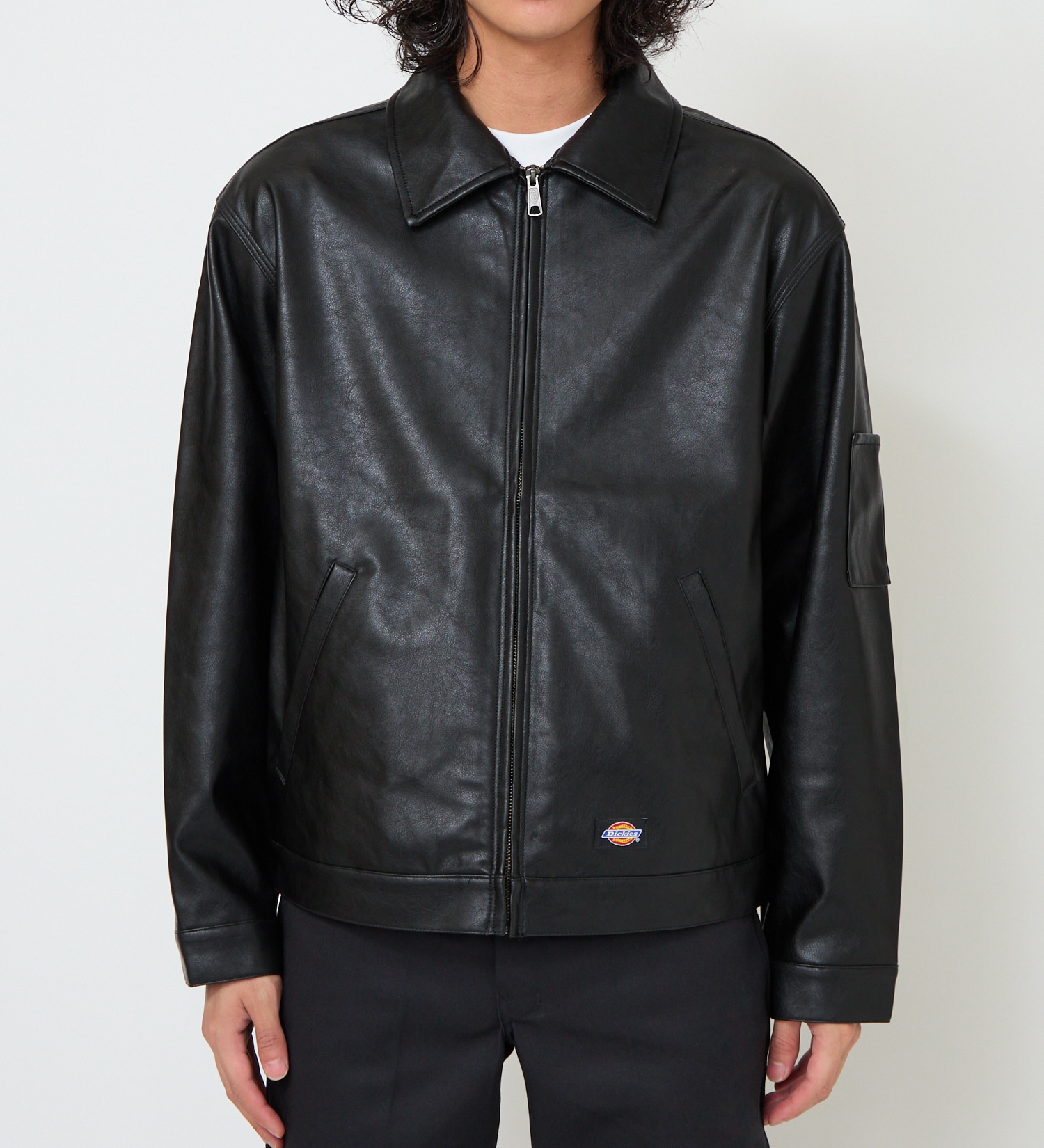 Dickies(ディッキーズ)のシンセティックレザーアイゼンハワージャケット|ジャケット/アウター/その他アウター/メンズ|ブラック