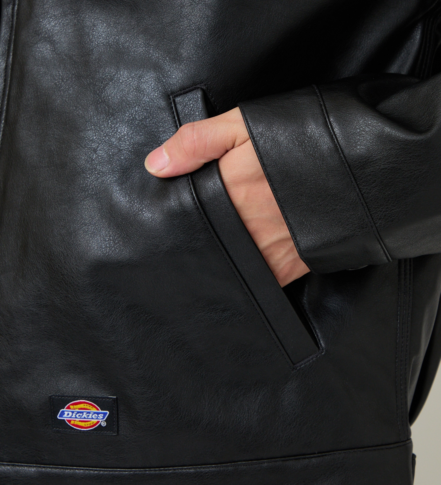 Dickies(ディッキーズ)のシンセティックレザーアイゼンハワージャケット|ジャケット/アウター/その他アウター/メンズ|ブラック
