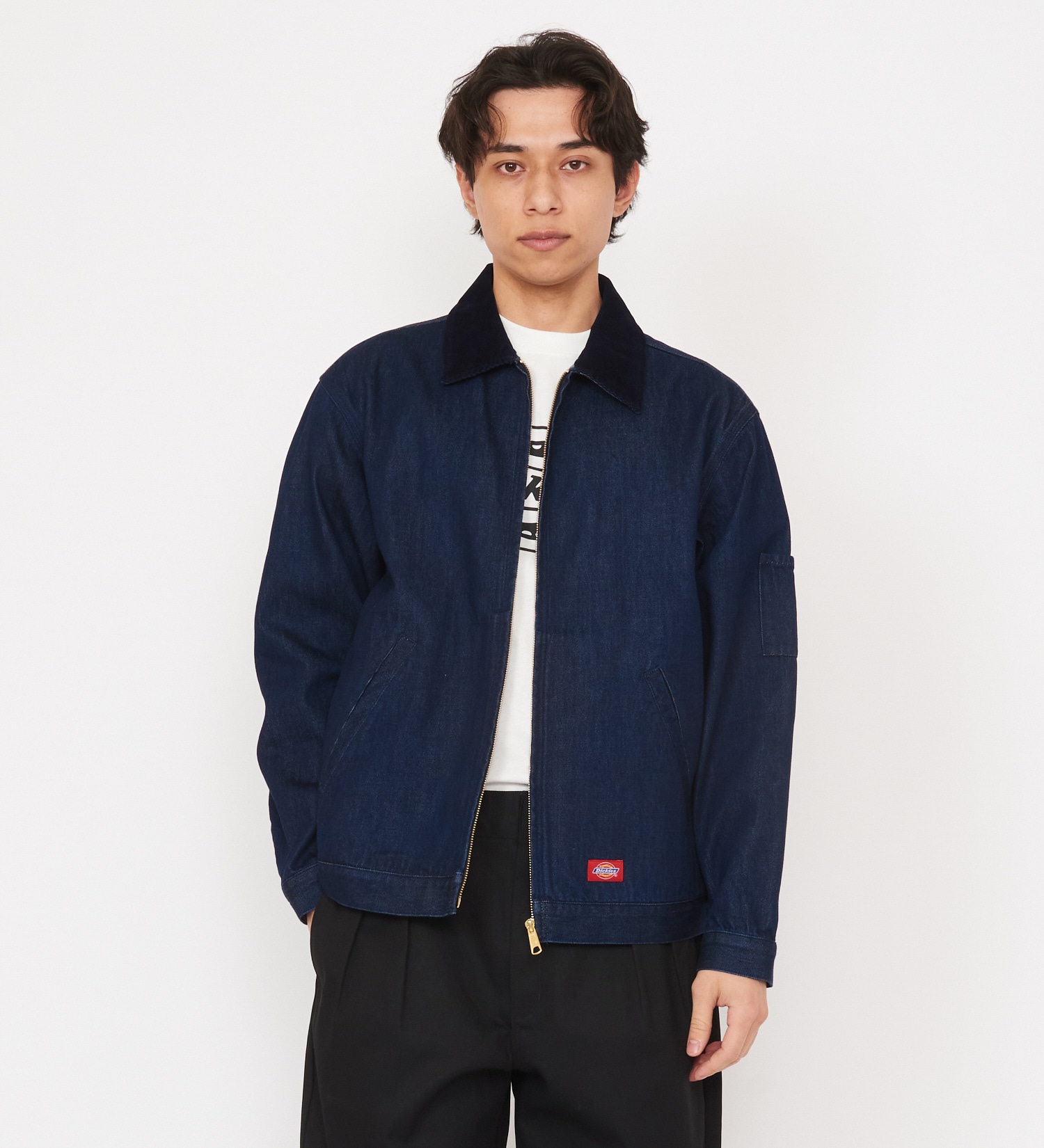 Dickies(ディッキーズ)のデニム アイゼンハワージャケット|ジャケット/アウター/デニムジャケット/メンズ|濃色ブルー