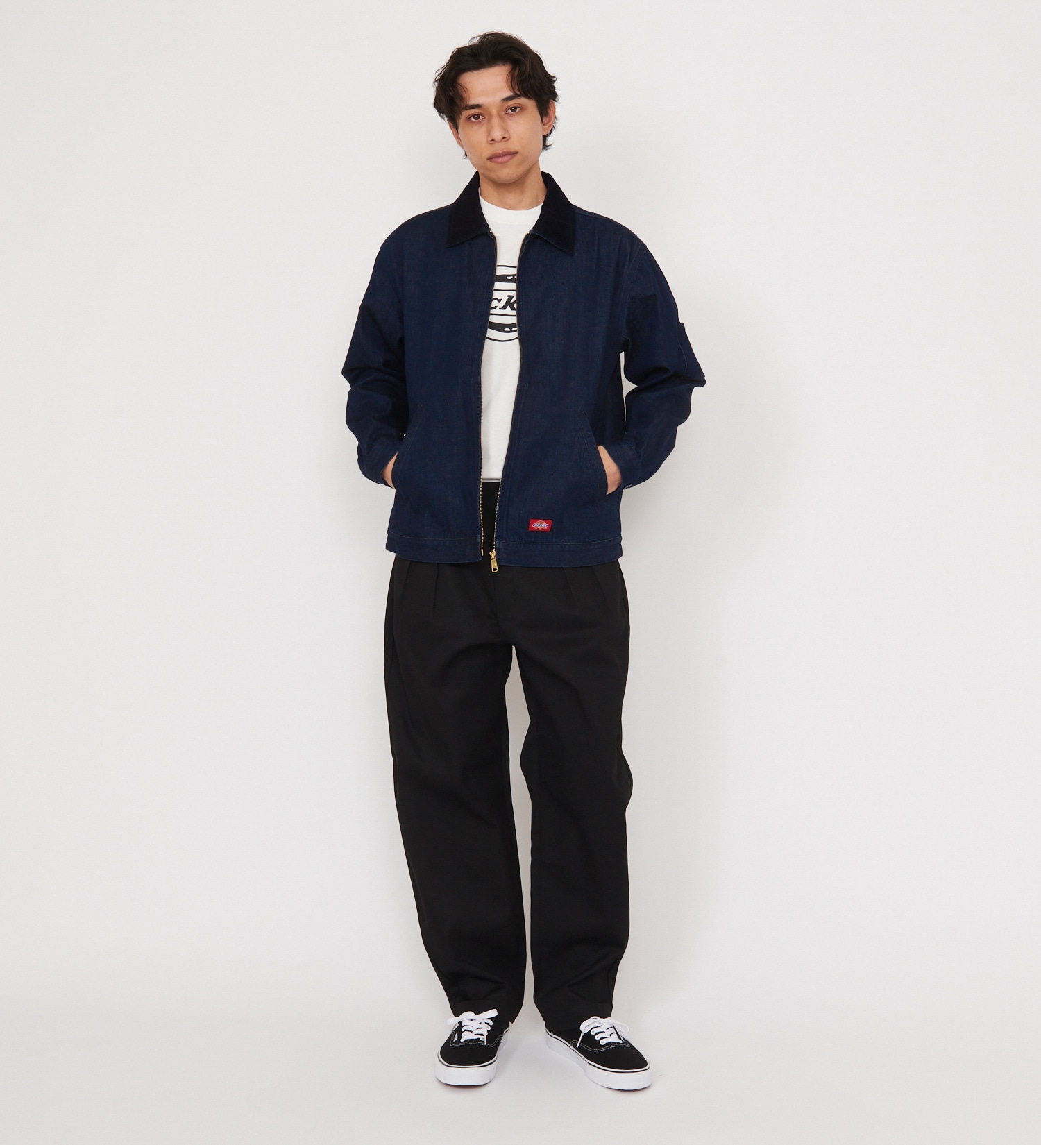 Dickies(ディッキーズ)のデニム アイゼンハワージャケット|ジャケット/アウター/デニムジャケット/メンズ|濃色ブルー