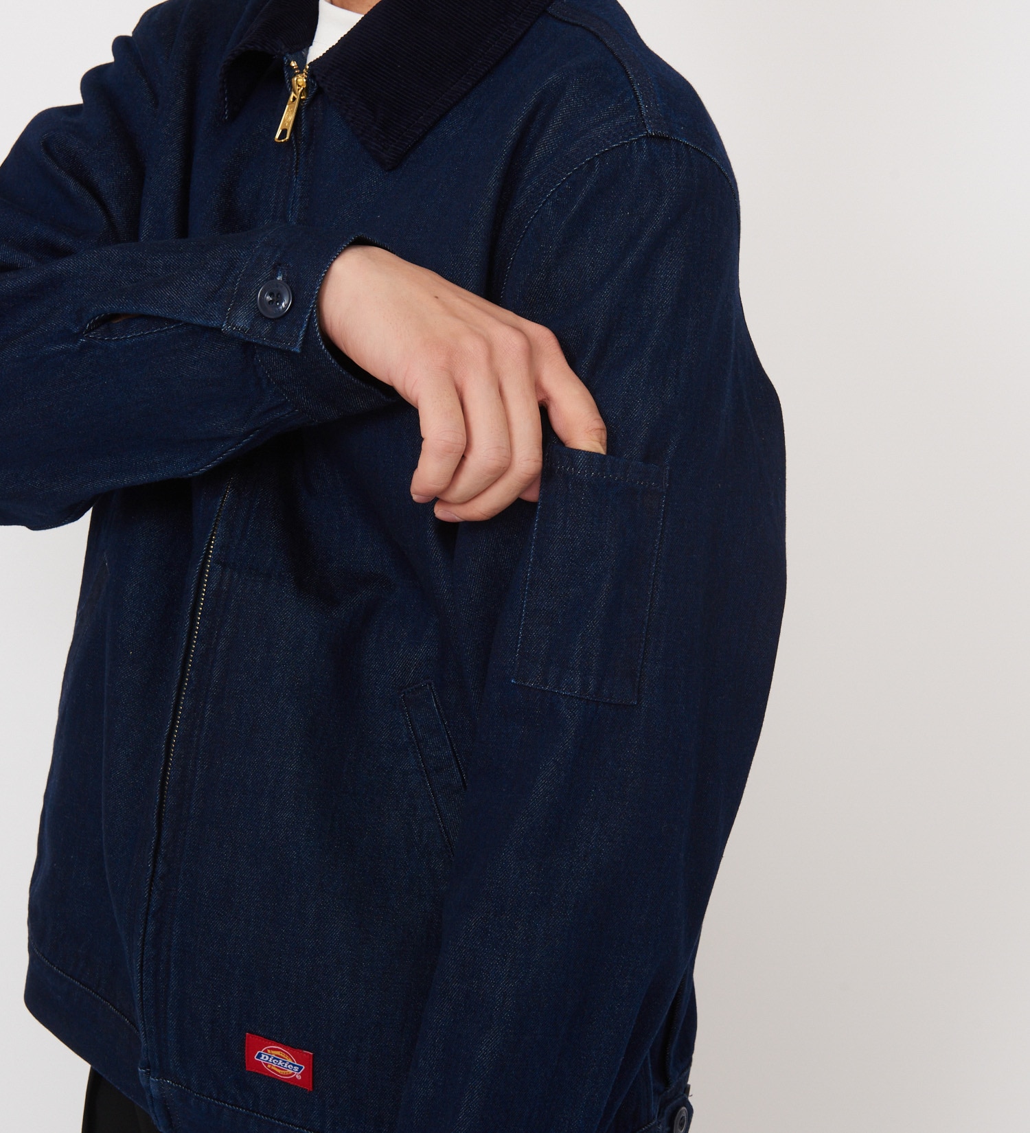 Dickies(ディッキーズ)のデニム アイゼンハワージャケット|ジャケット/アウター/デニムジャケット/メンズ|濃色ブルー