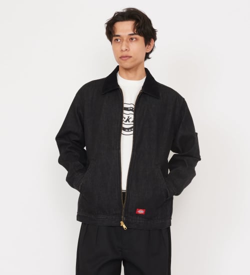 Dickies(ディッキーズ)のデニム アイゼンハワージャケット|ジャケット/アウター/デニムジャケット/メンズ|ブラックデニム