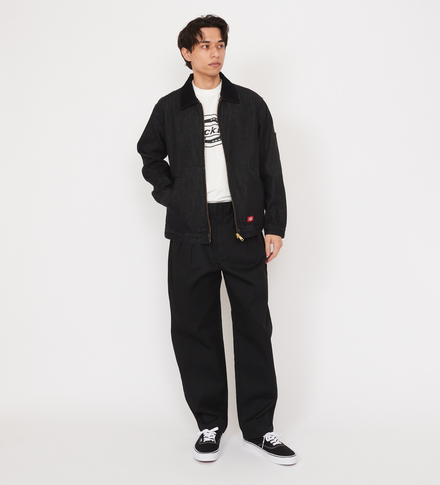 Dickies(ディッキーズ)のデニム アイゼンハワージャケット|ジャケット/アウター/デニムジャケット/メンズ|ブラックデニム