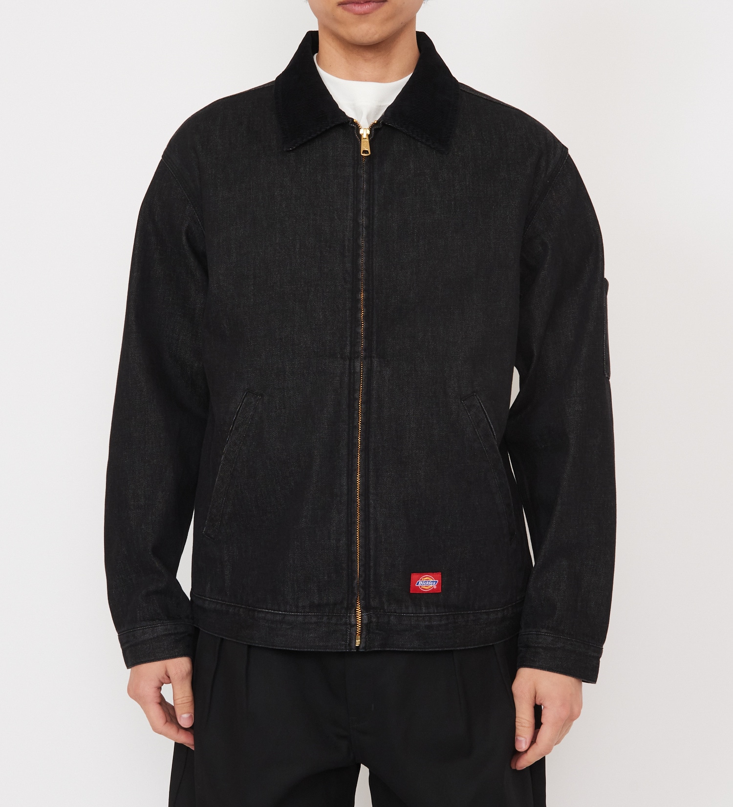 Dickies(ディッキーズ)のデニム アイゼンハワージャケット|ジャケット/アウター/デニムジャケット/メンズ|ブラックデニム