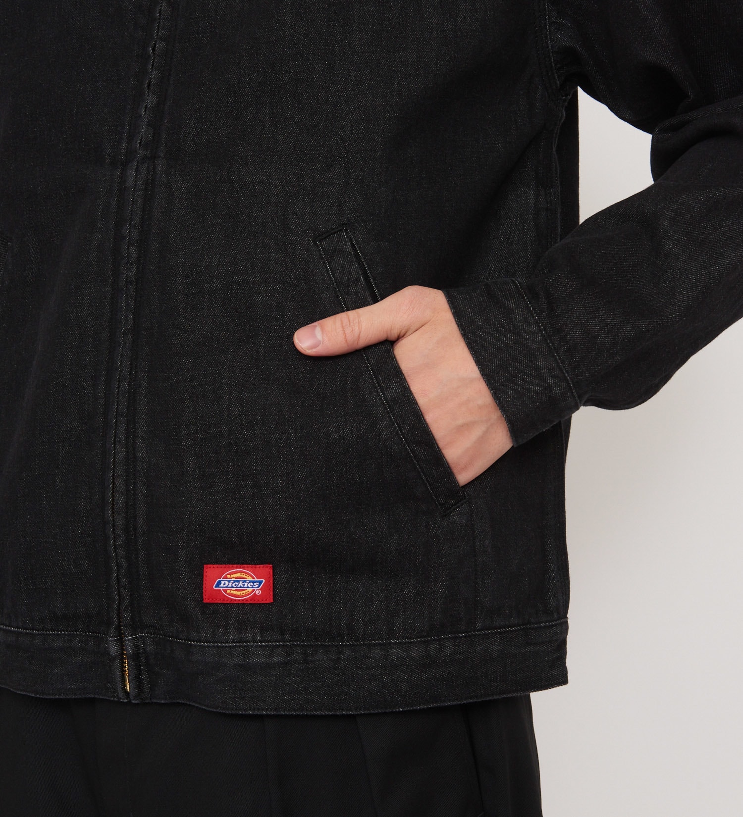 Dickies(ディッキーズ)のデニム アイゼンハワージャケット|ジャケット/アウター/デニムジャケット/メンズ|ブラックデニム