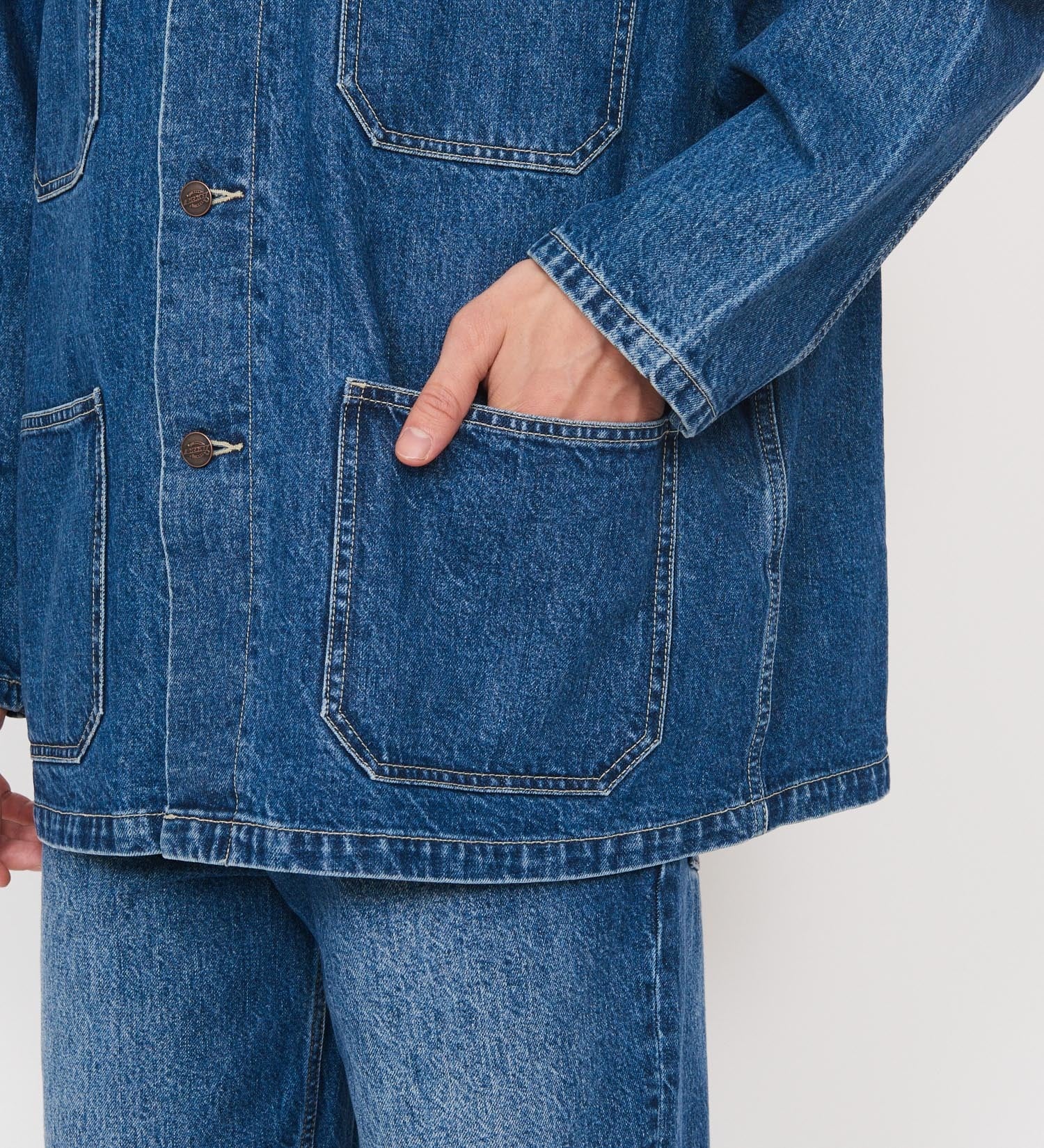 Dickies(ディッキーズ)のカイハラデニム｜チョアコート|ジャケット/アウター/デニムジャケット/メンズ|中色ブルー