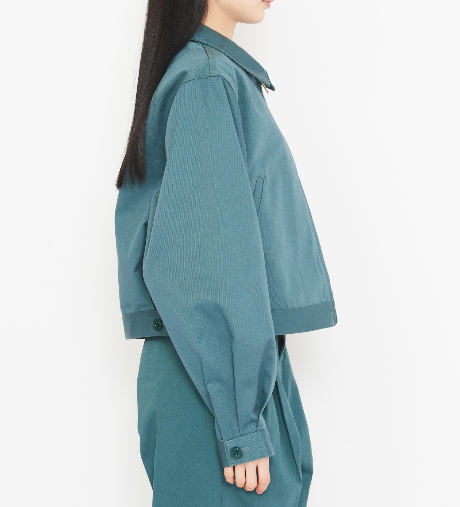 Dickies(ディッキーズ)のレディース TCツイル アイゼンハワーショートジャケット|ジャケット/アウター/その他アウター/レディース|ダークグリーン