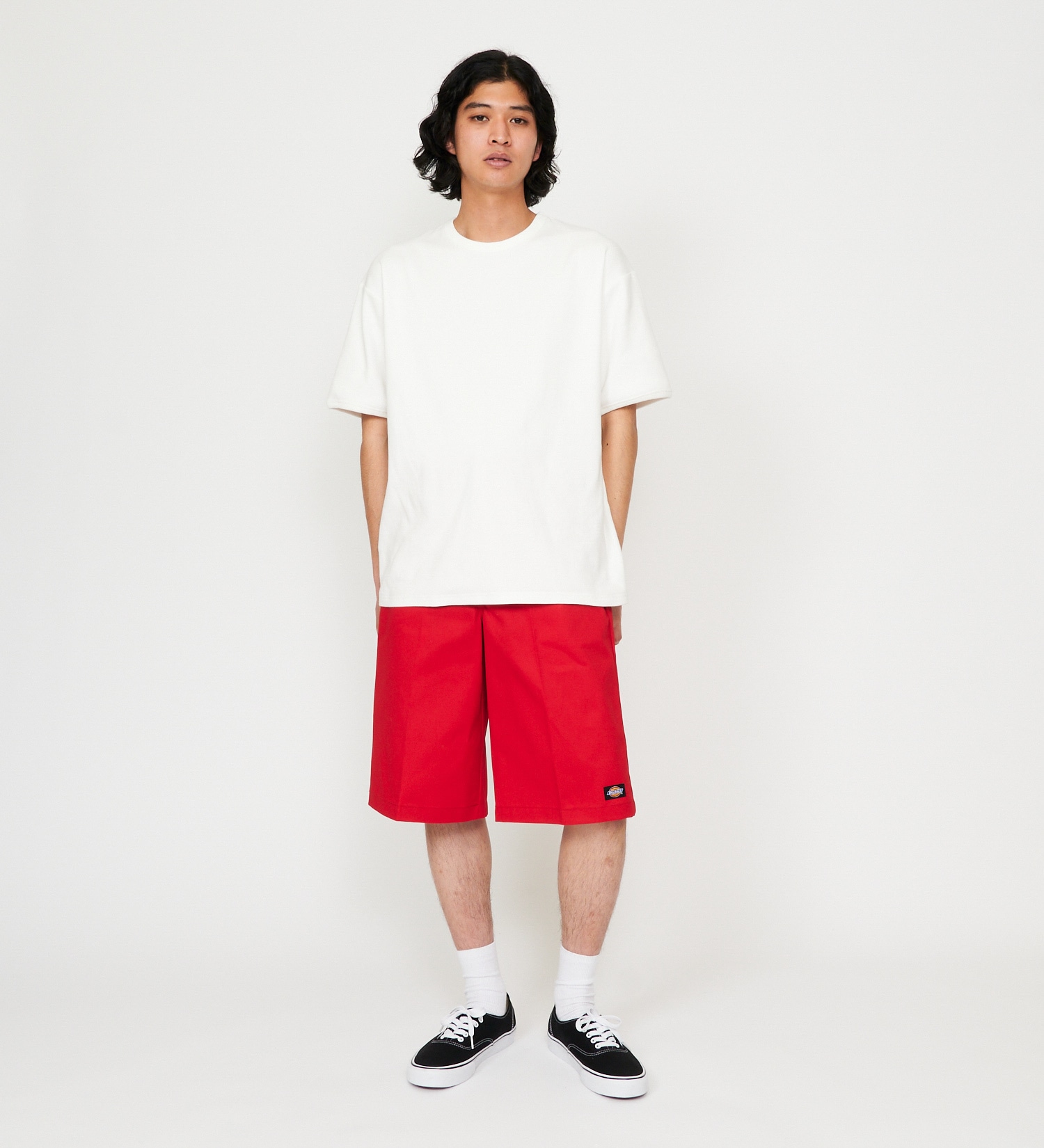 Dickies(ディッキーズ)の【試着対象】13" ワークショーツ ルーズフィット "42283"|//メンズ|レッド