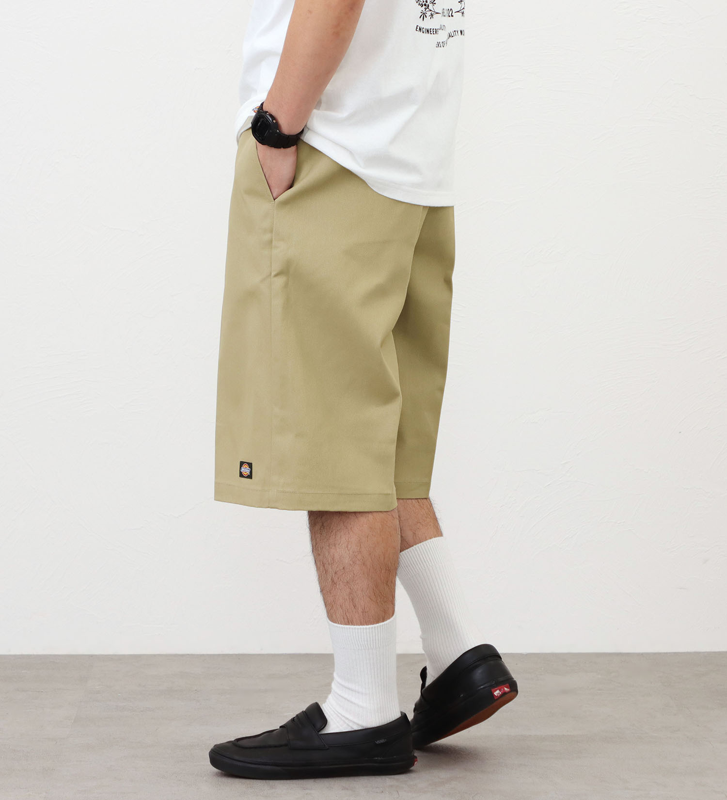Dickies(ディッキーズ)の【ノベルティ対象】13" ワークショーツ ルーズフィット "42283"|//メンズ|カーキ