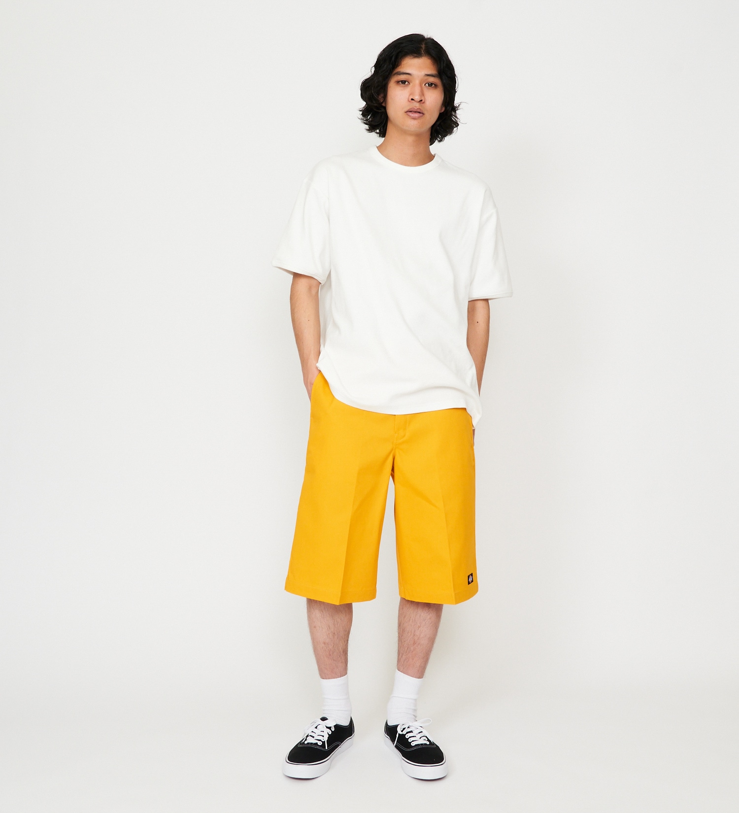Dickies(ディッキーズ)の【試着対象】13" ワークショーツ ルーズフィット "42283"|//メンズ|イエロー
